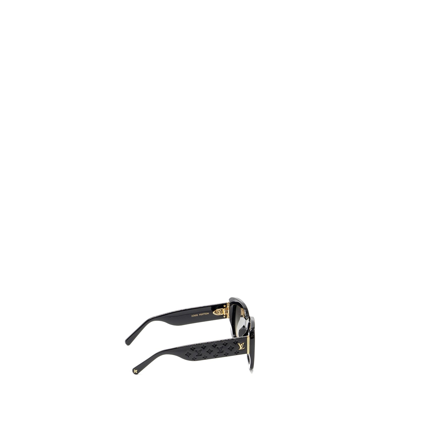 Louis Vuitton Empreinte Square Sunglasses Black Z1611E