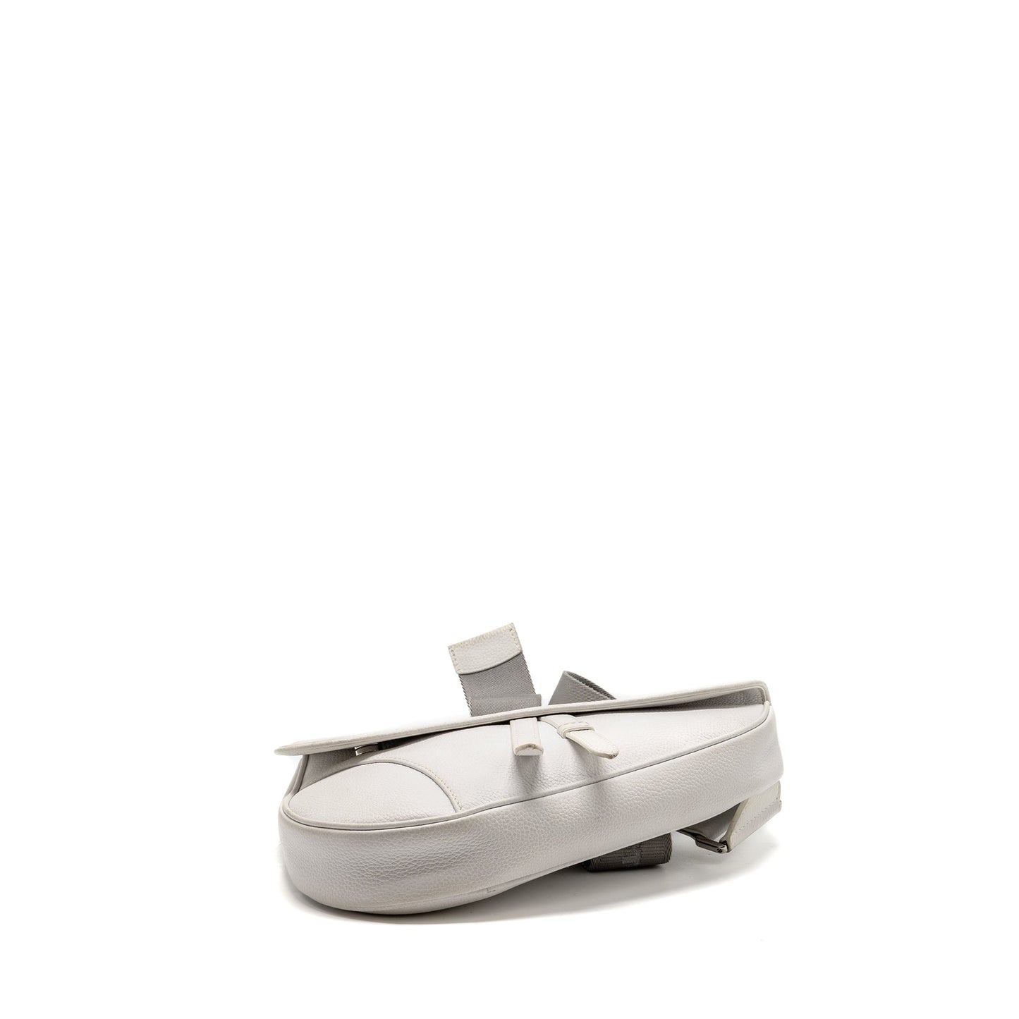 Dior Homme Saddle Belt Bag Calfskin White SHW