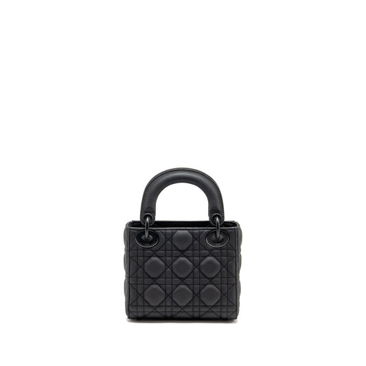 DIOR Mini Lady Dior Calfskin So Black