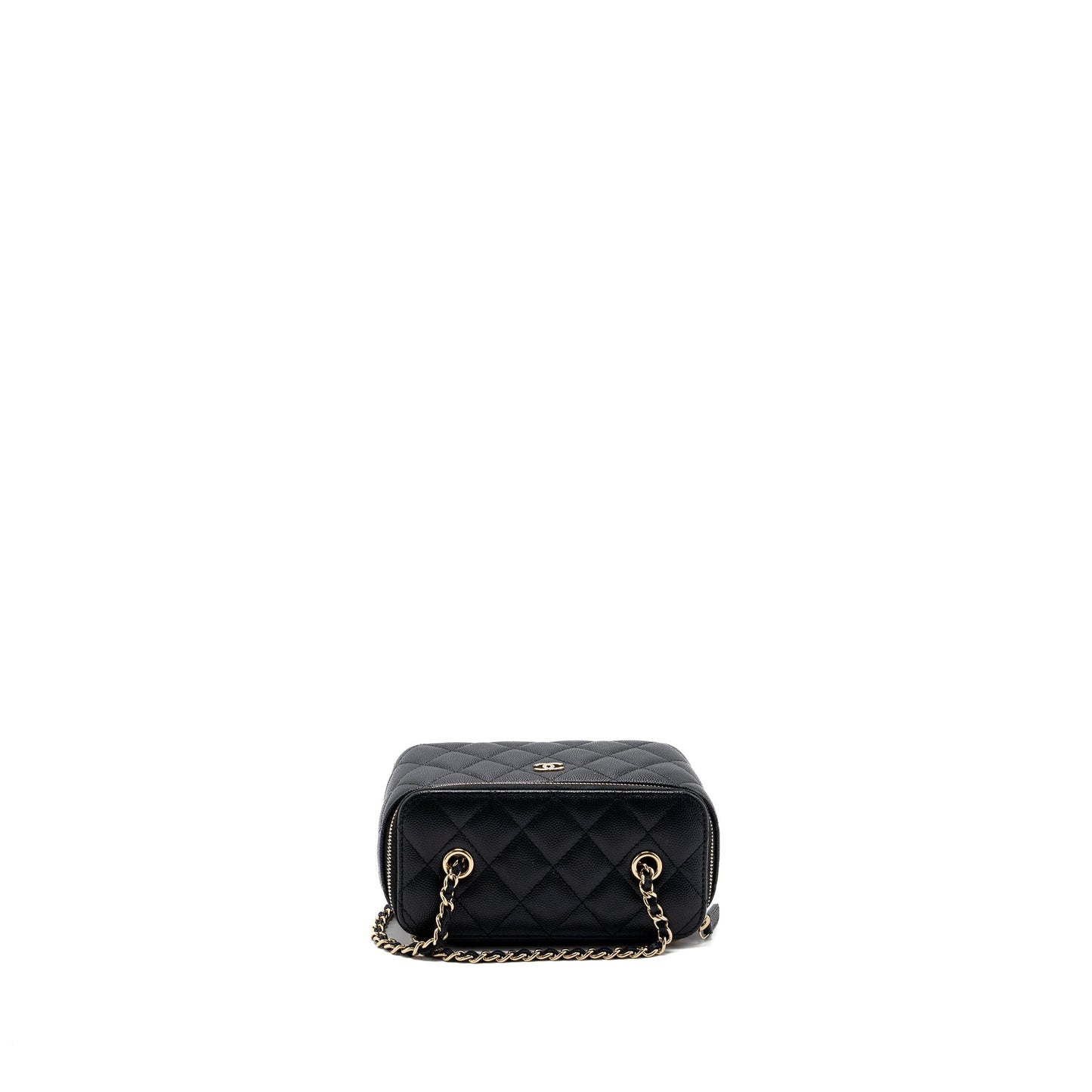 Chanel Long Vanity Case Caviar Black LGHW