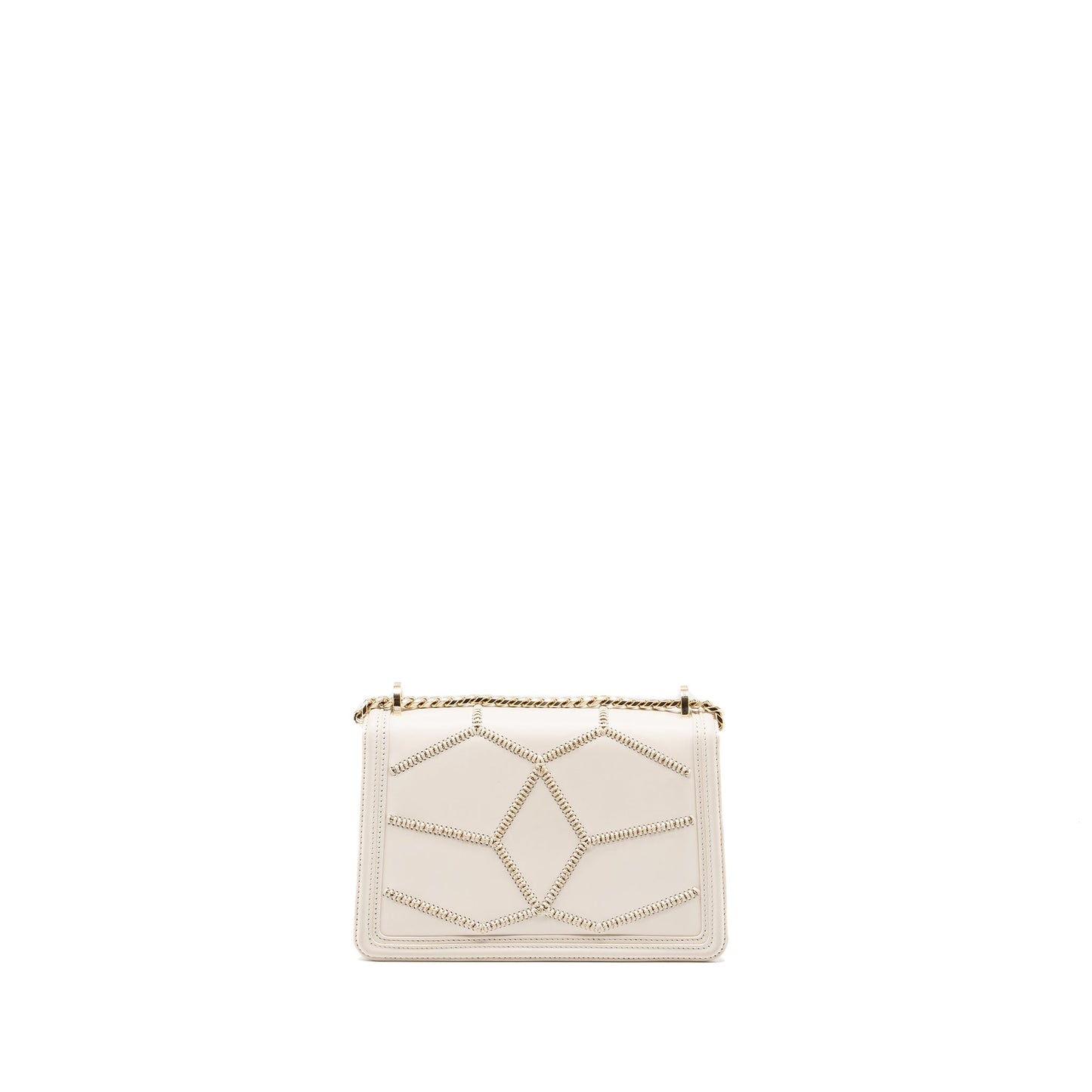 Bvlgari Serpenti flap chain bag calfskin limited edition white LGHW