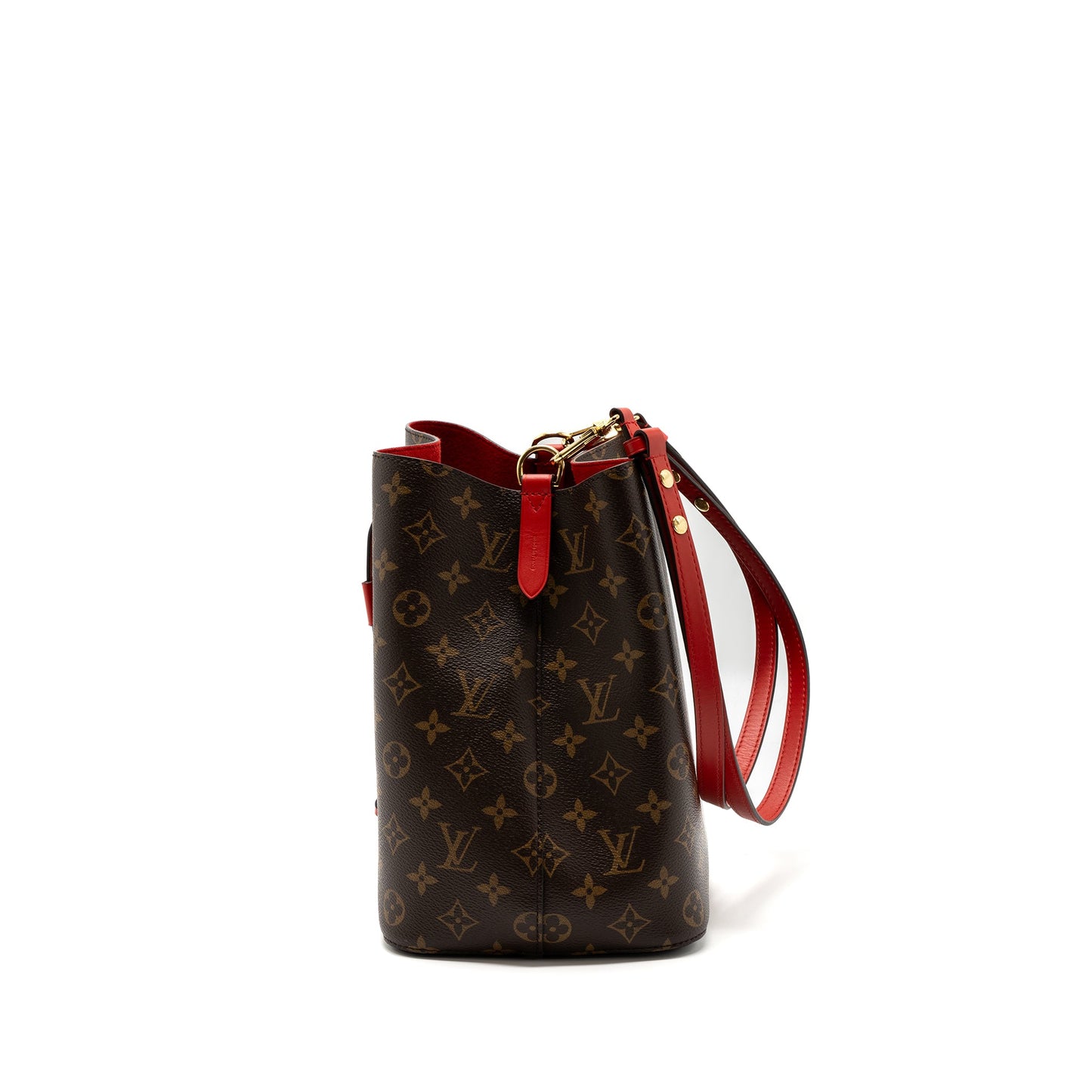 Louis Vuitton neonoe monogram canvas / red GHW