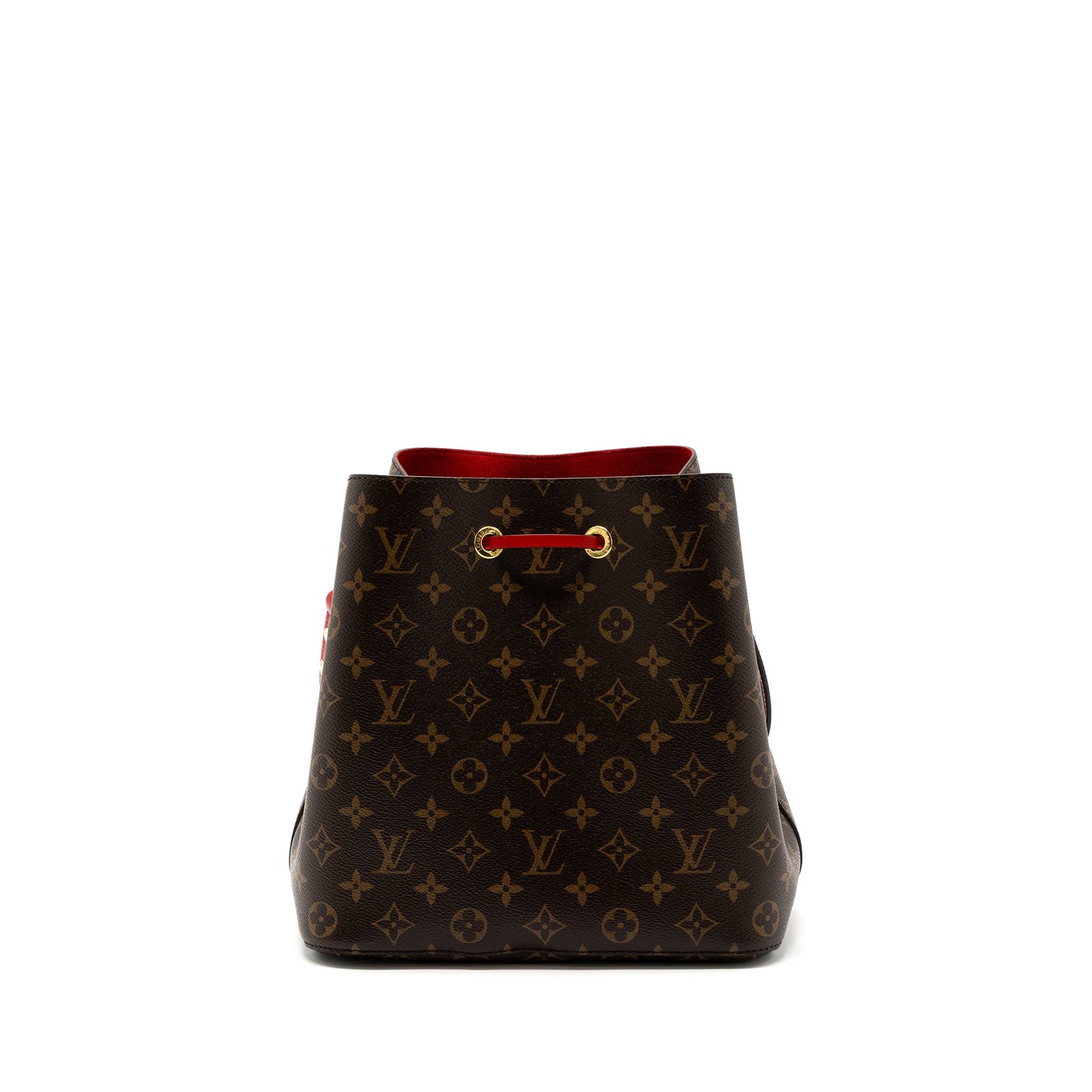 Louis Vuitton neonoe monogram canvas / red GHW