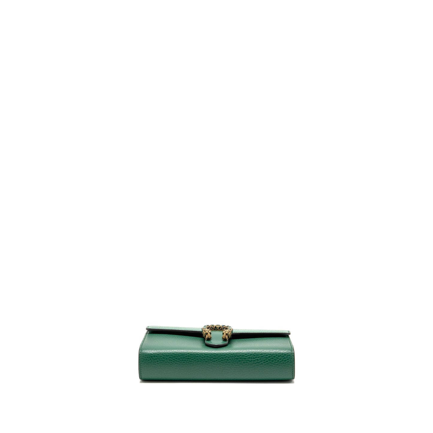 Gucci Mini Dionysus Wallet On Chain Calfskin Green Multicolour Hardware