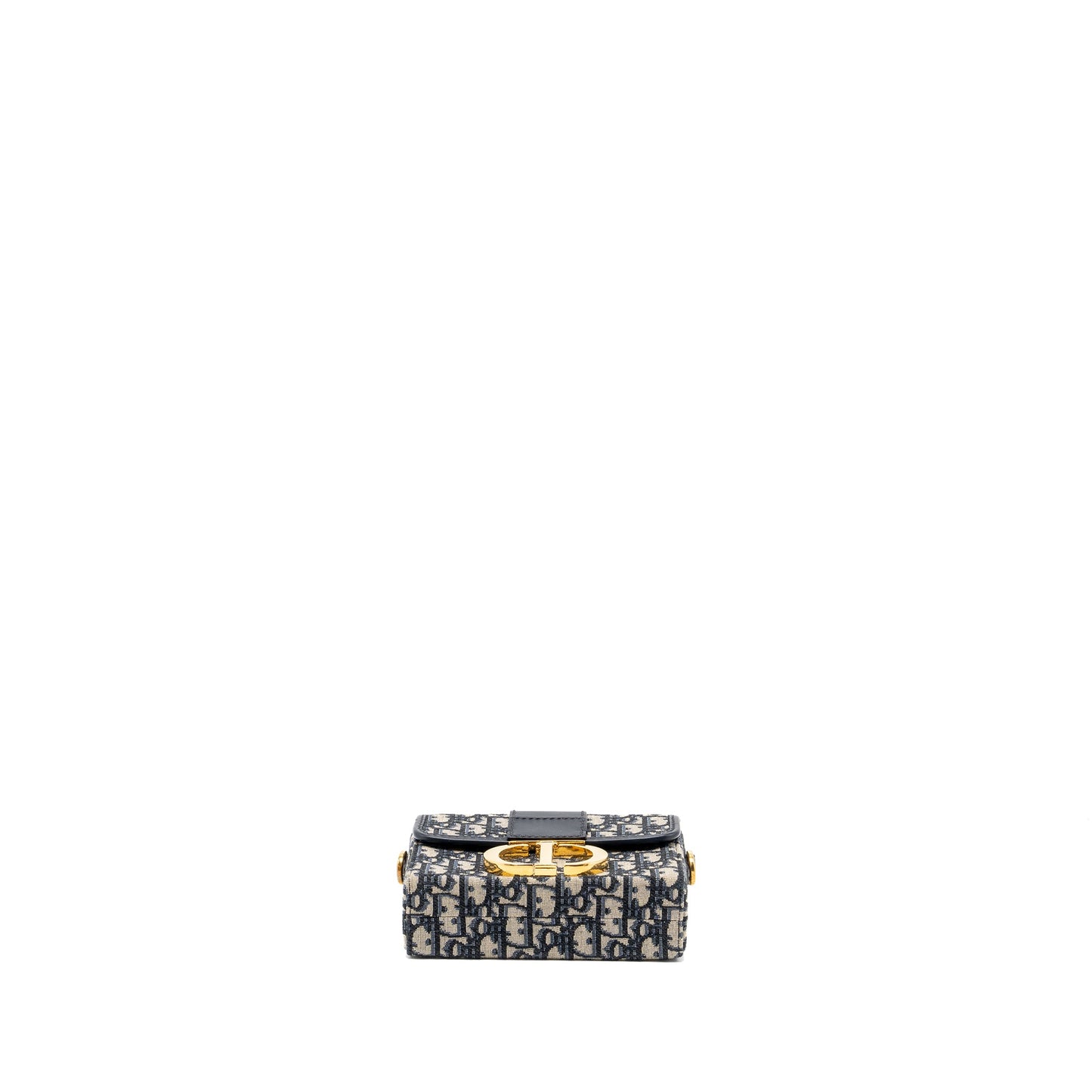 Dior 30 Montaigne Box Blue Oblique Jacquard GHW