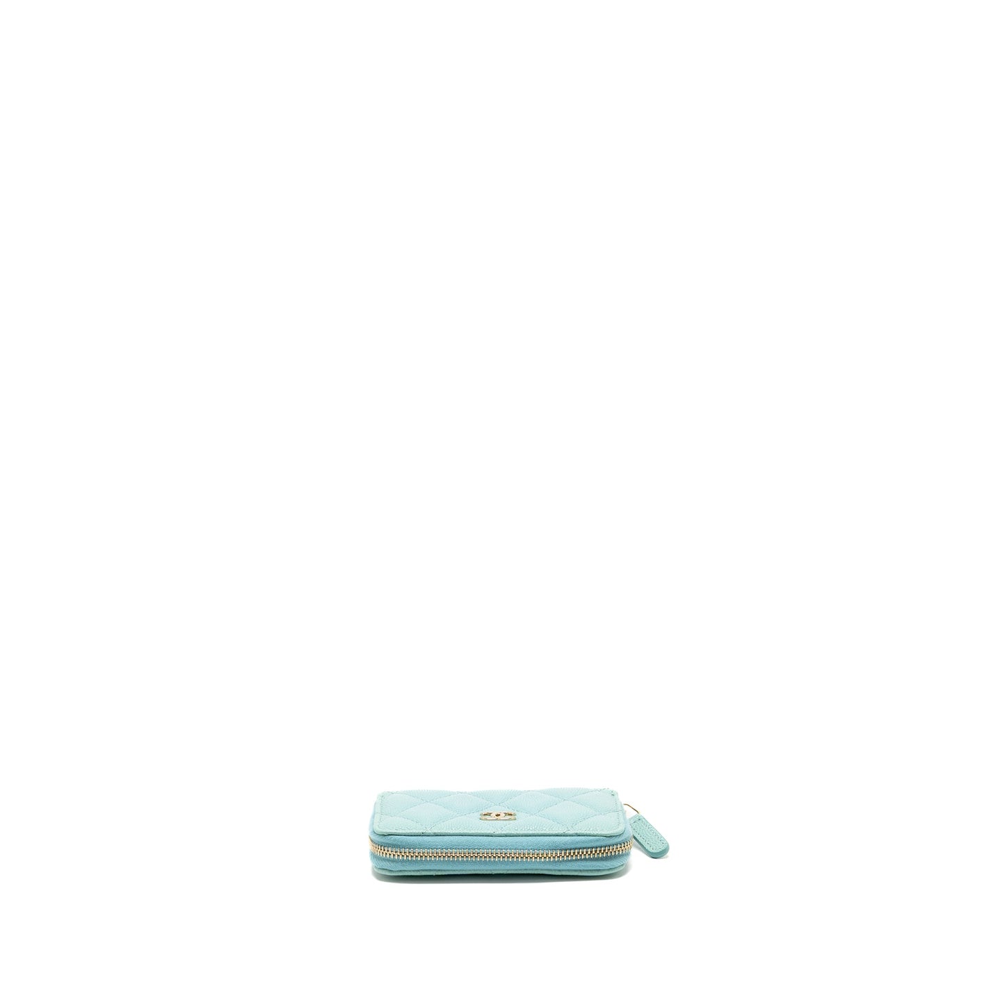 Chanel O-Coin Purse Caviar Light Blue GHW