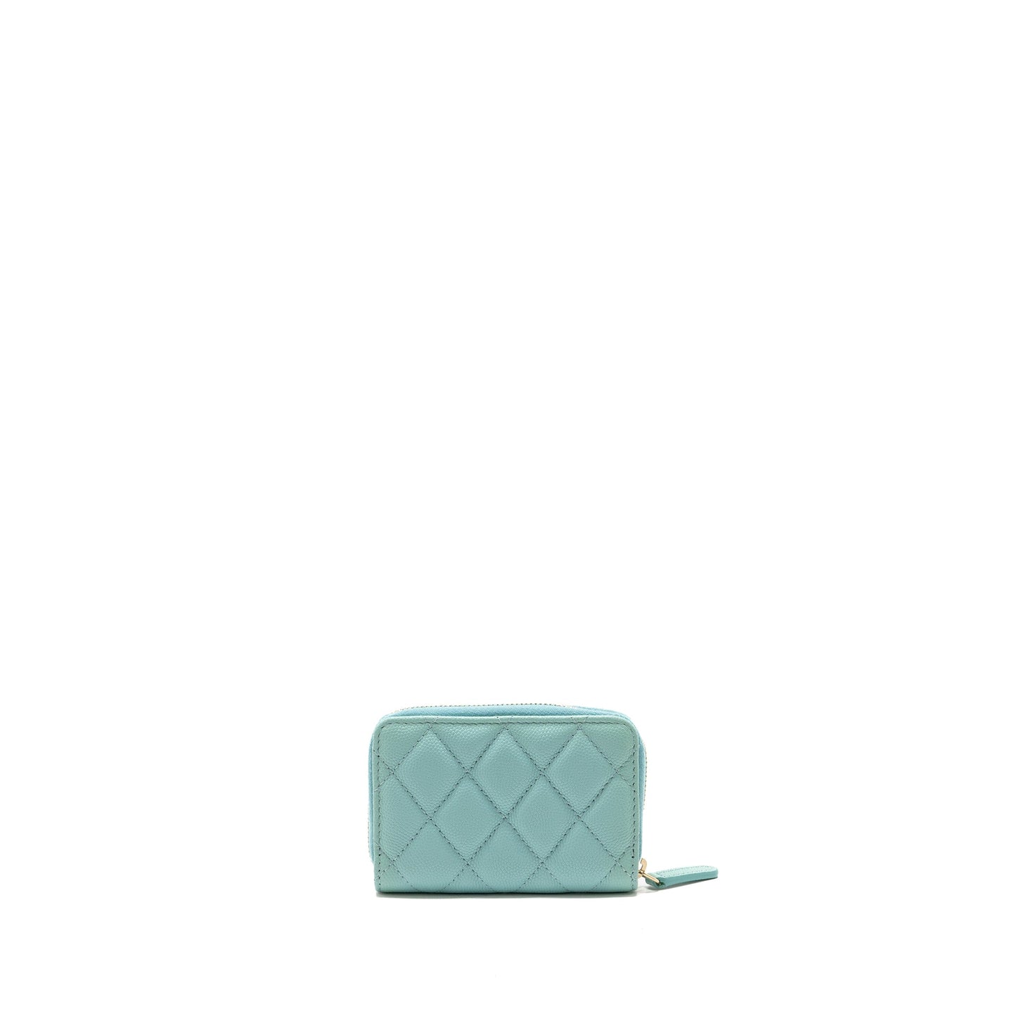 Chanel O-Coin Purse Caviar Light Blue GHW