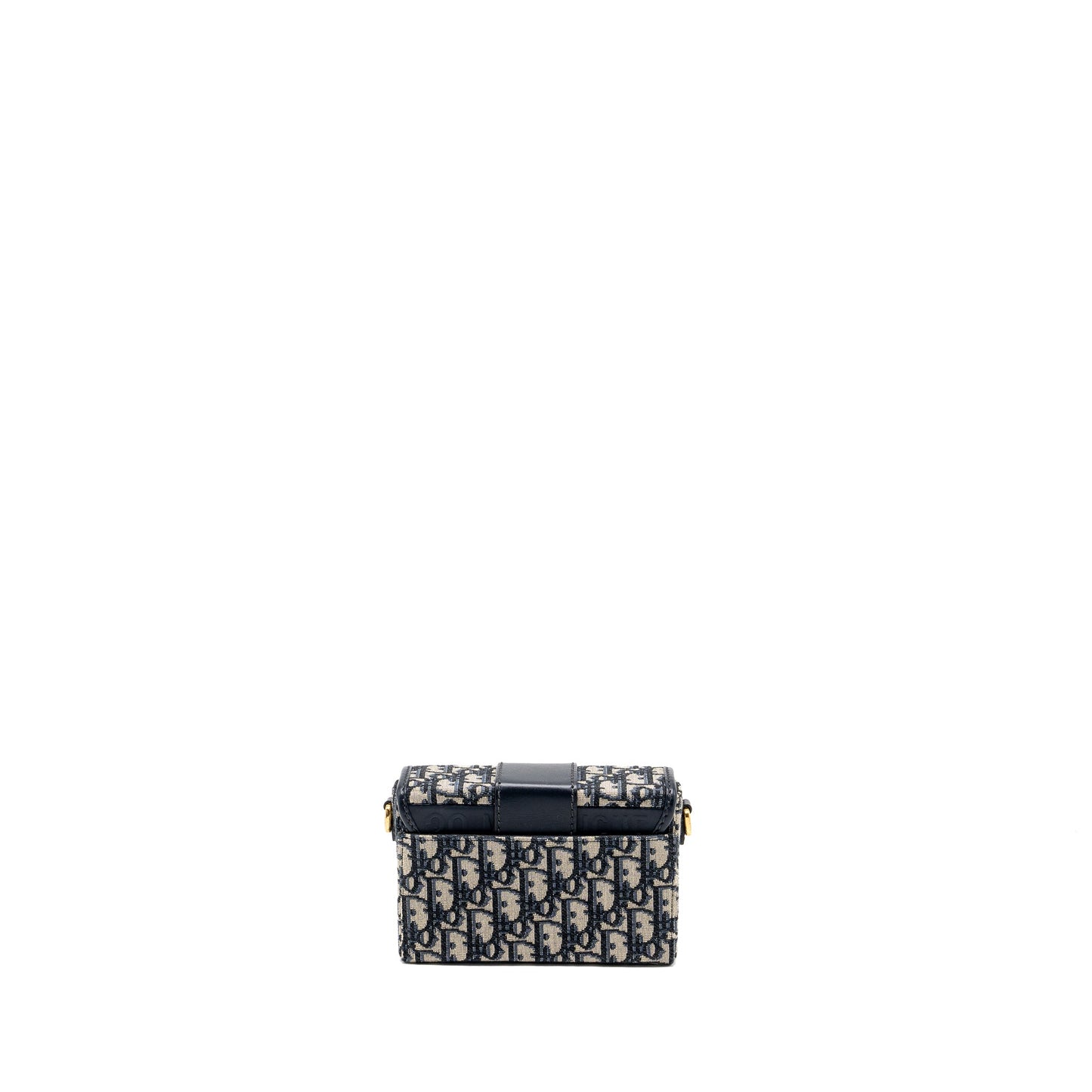 Dior 30 Montaigne Box Blue Oblique Jacquard GHW