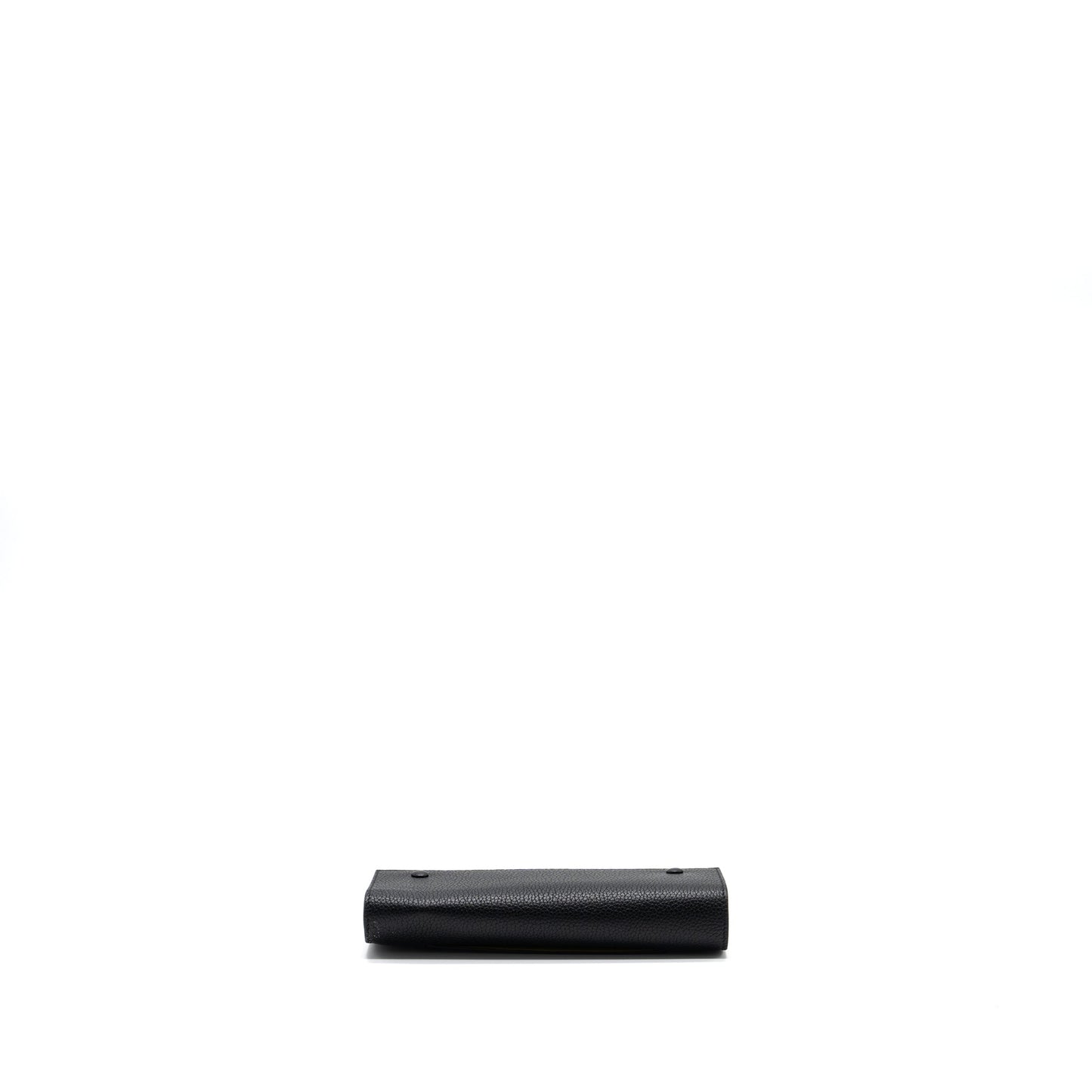 Celine Long Wallet Grained Calfskin Black SHW