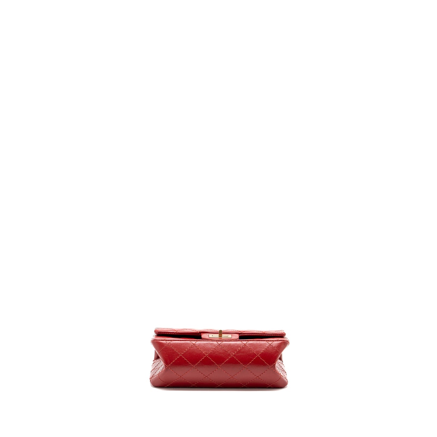 Chanel mini 2.55 Reissue flap bag aged calfskin red GHW