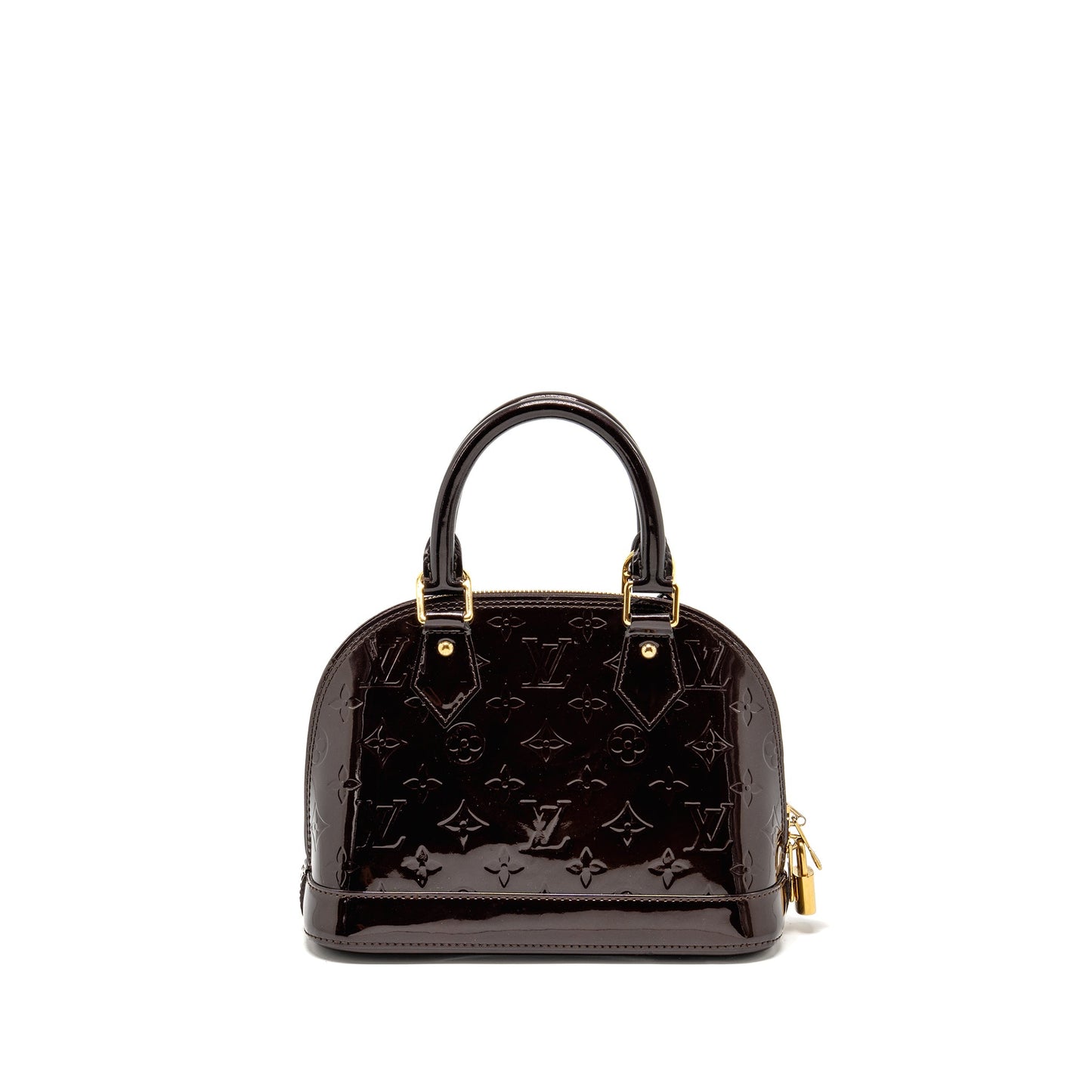 Louis Vuitton Alma BB Patent Amatante GHW