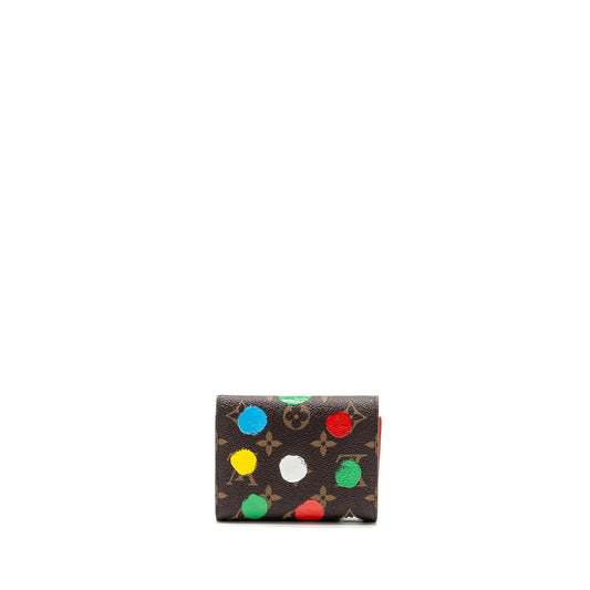 Louis Vuitton x Yayoi Kusama Portefewille Victorine Monogram Dot Canvas GHW