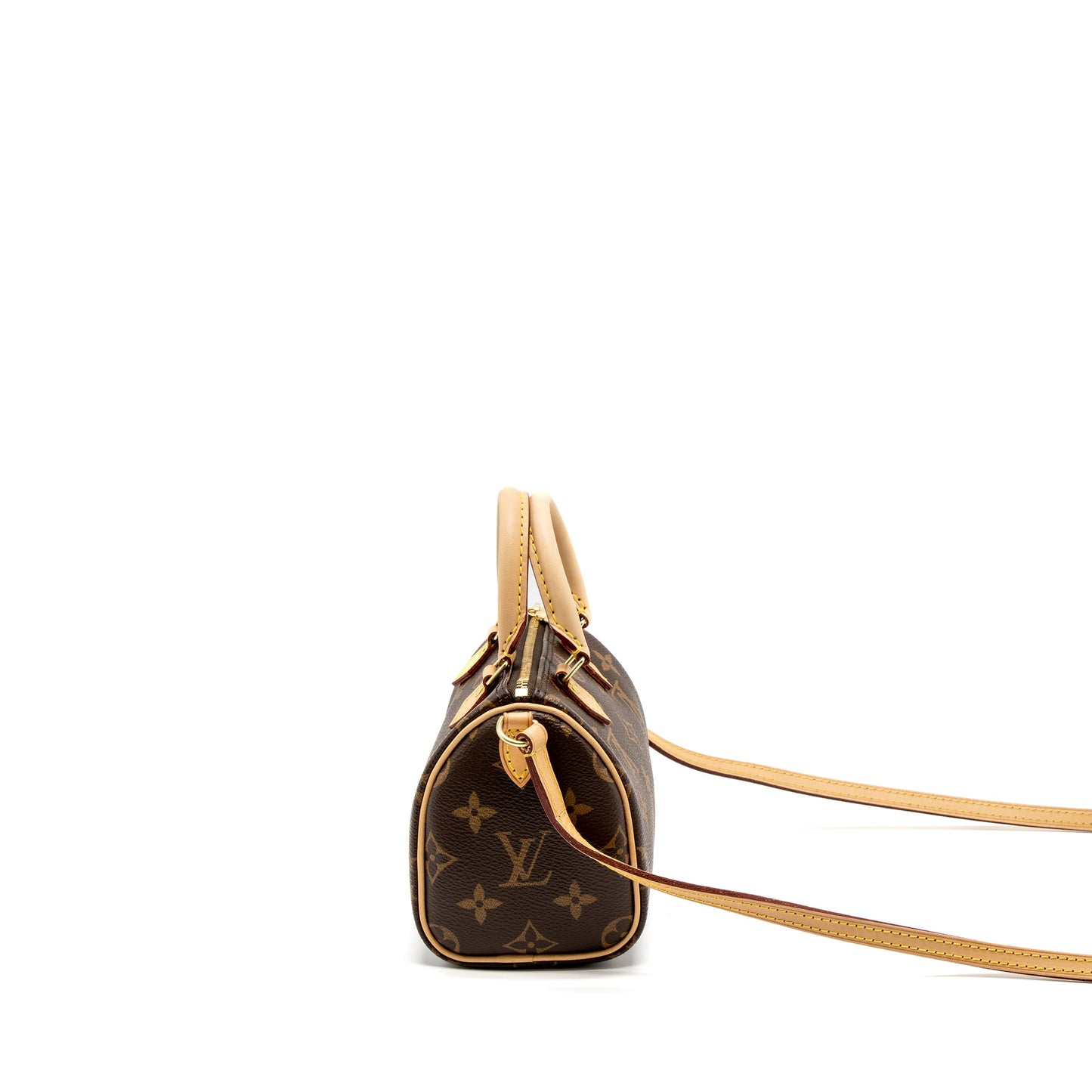 Louis Vuitton Nano Speedy Monogram Canvas GHW (Old Version)