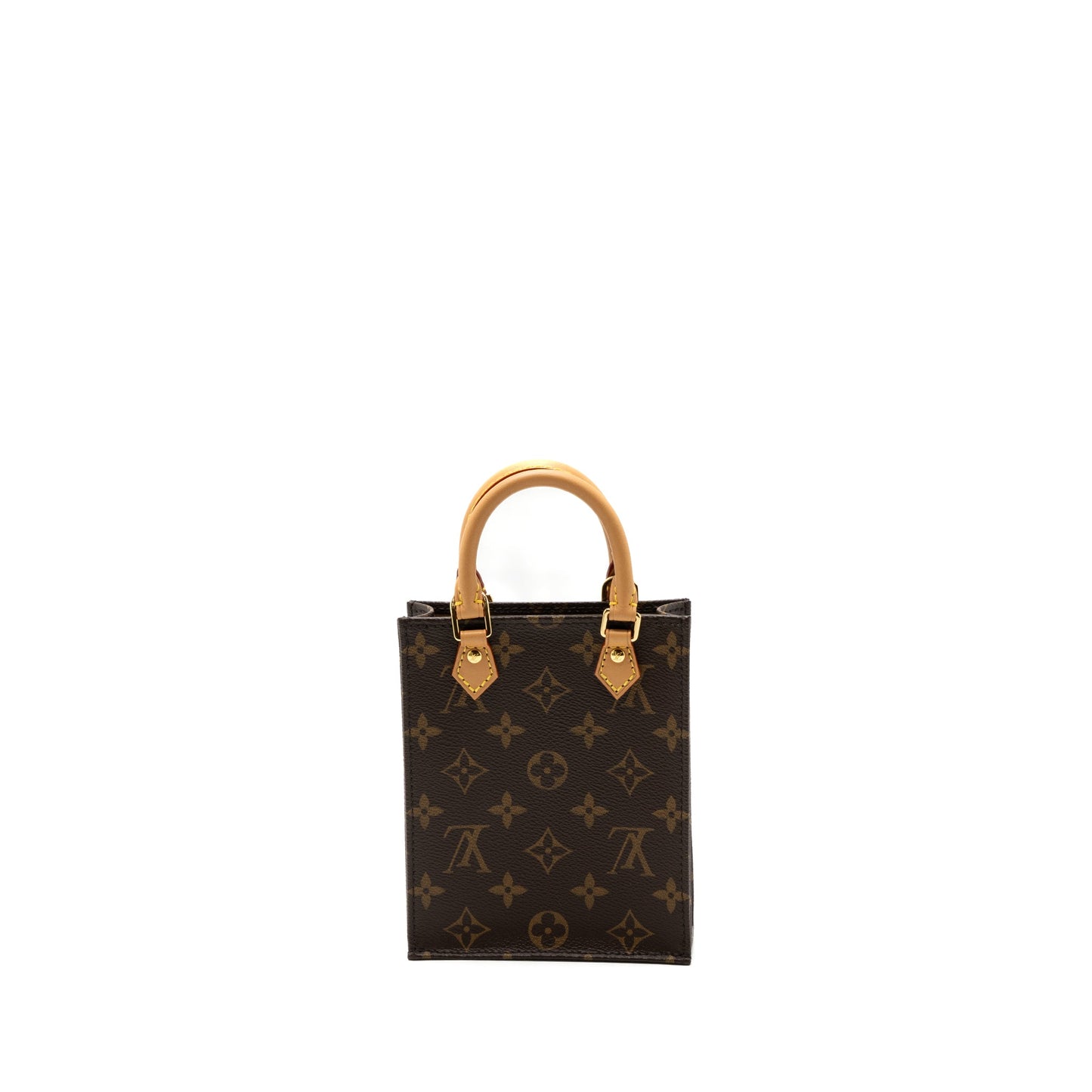 Louis Vuitton petit sac plat monogram canvas GHW