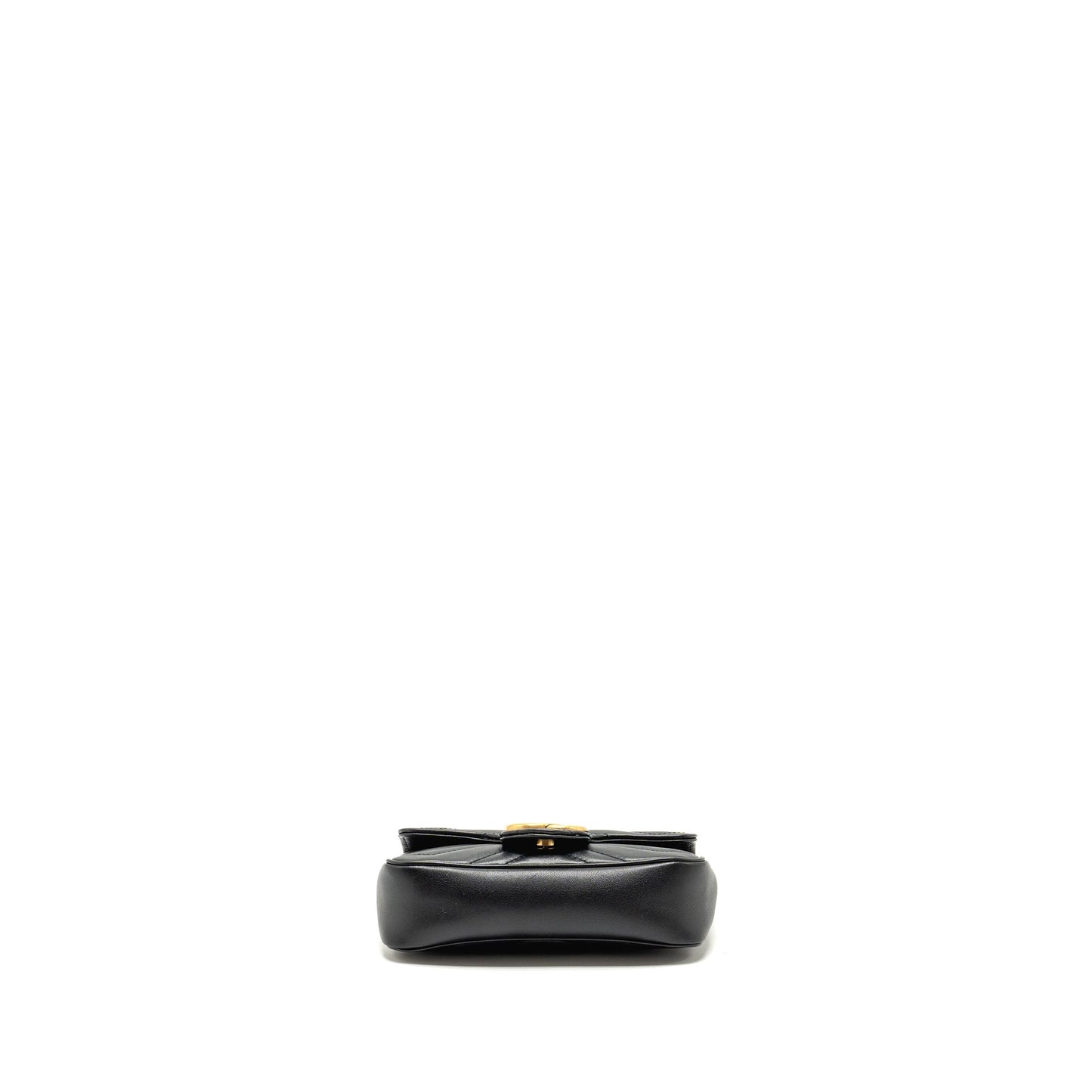 Gucci Mini GG Marmont Calfskin Black GHW