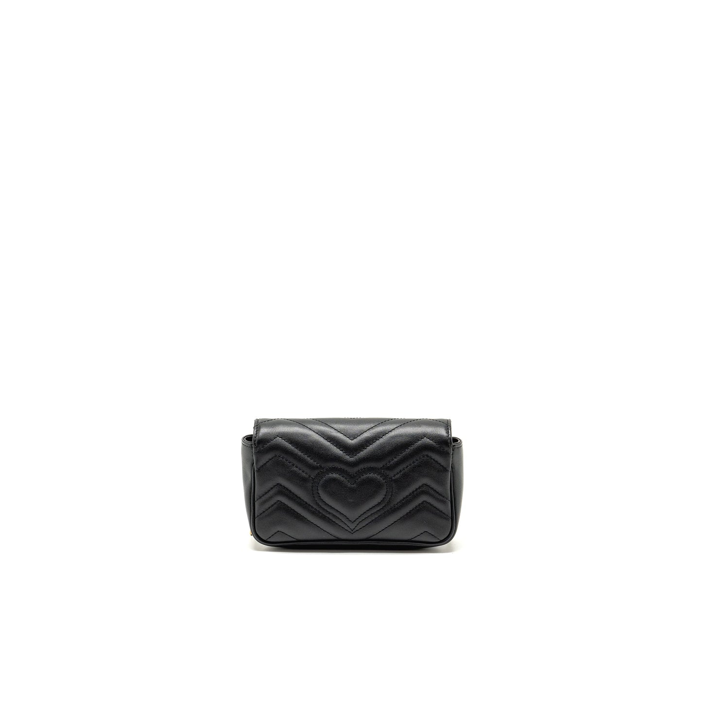 Gucci Mini GG Marmont Calfskin Black GHW
