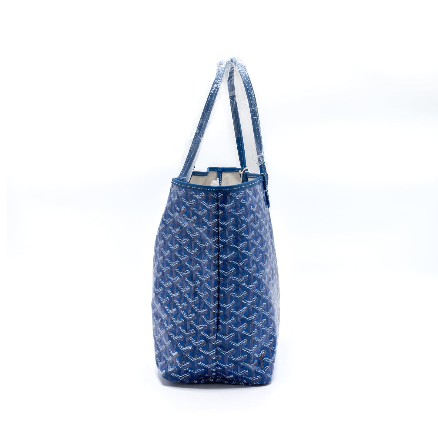 Goyard Saint Louis pm tote bag canvas blue SHW