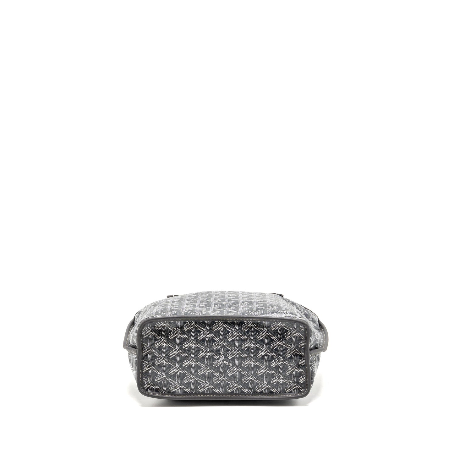 Goyard Mini Anjou Tote Bag Goyardine Canvas Grey SHW