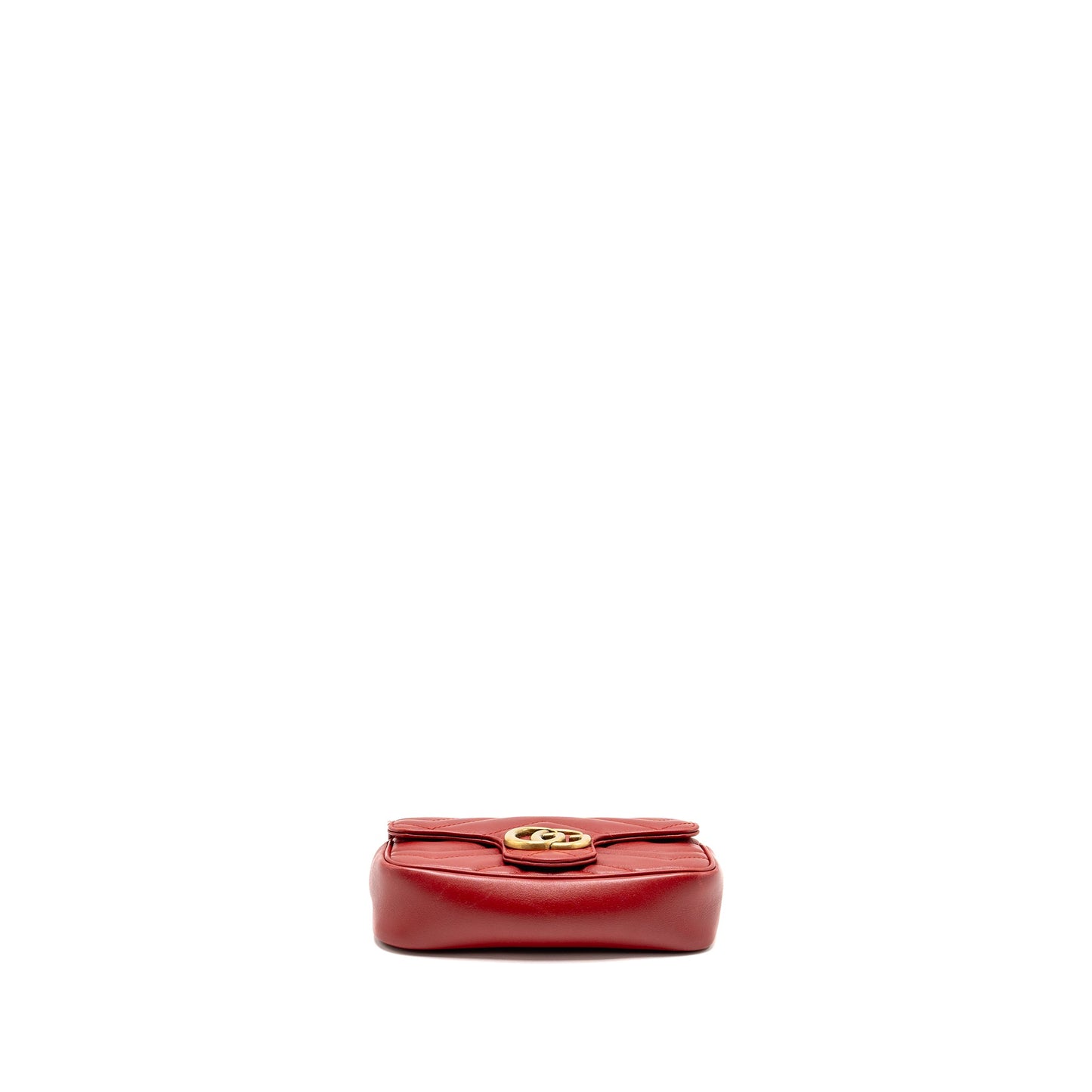 Gucci GG Marmont Mini Bag Calfskin Red Brushed GHW