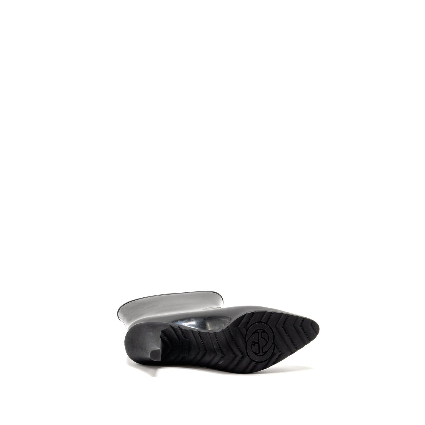 Gucci size 38 Ankel boots rubber black / white