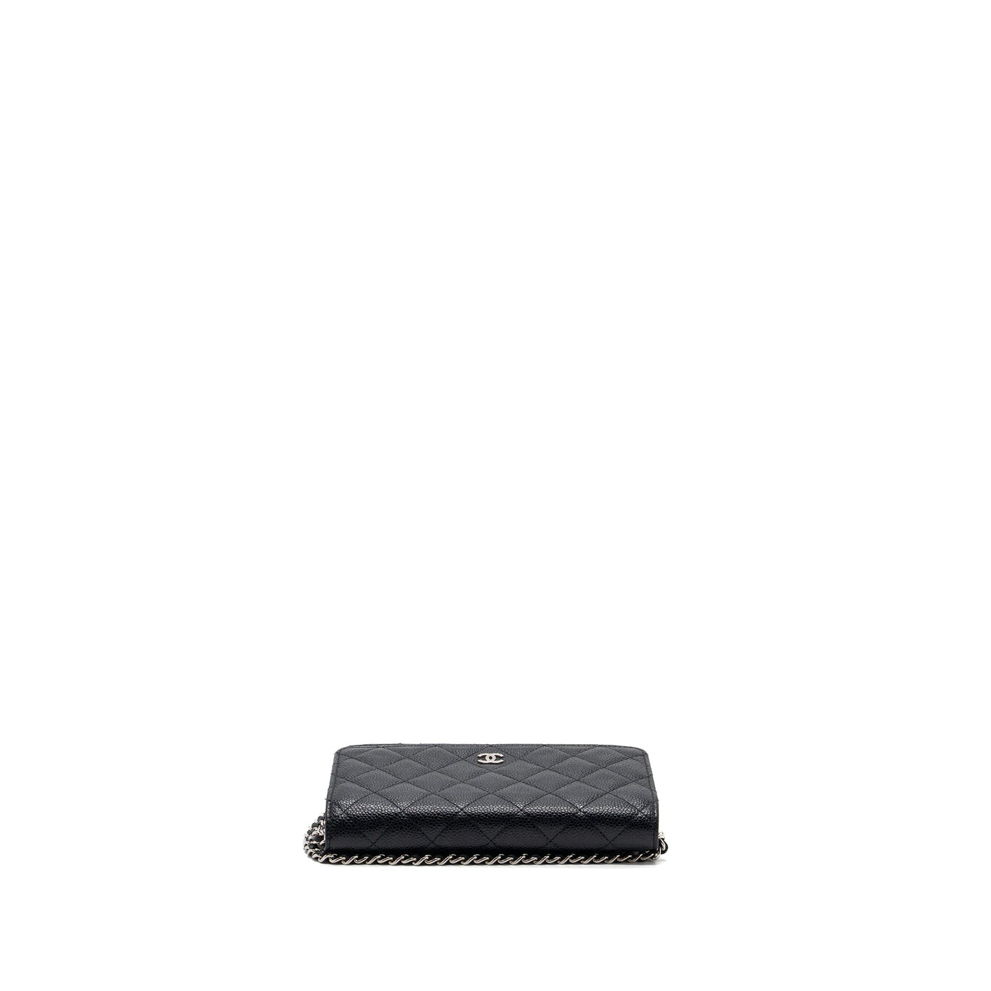 Chanel classic wallet on chain caviar black SHW