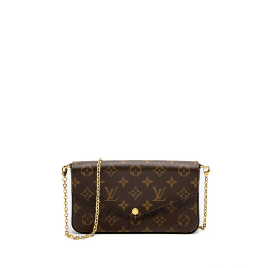 Louis Vuitton Felicie Pochette Monogram Canvas GHW
