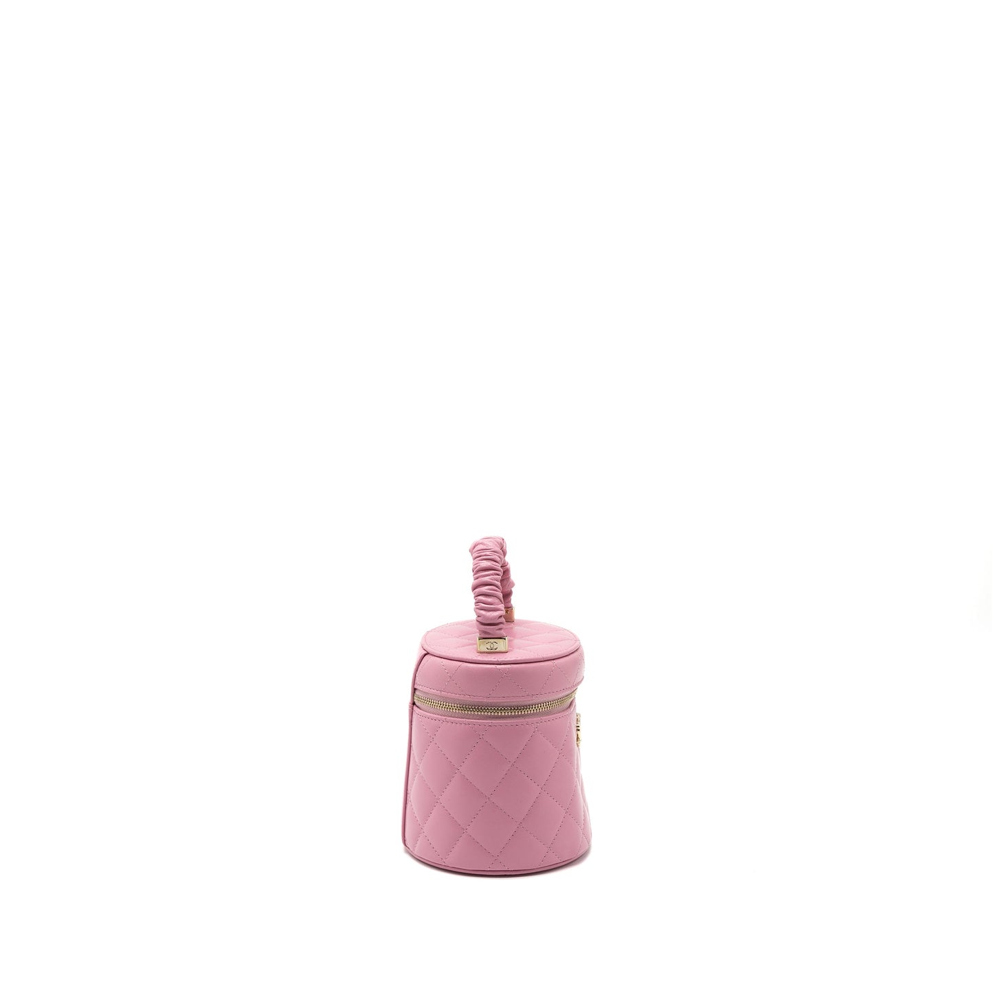Chanel Top Handle Vanity Case Lambskin Pink LGHW