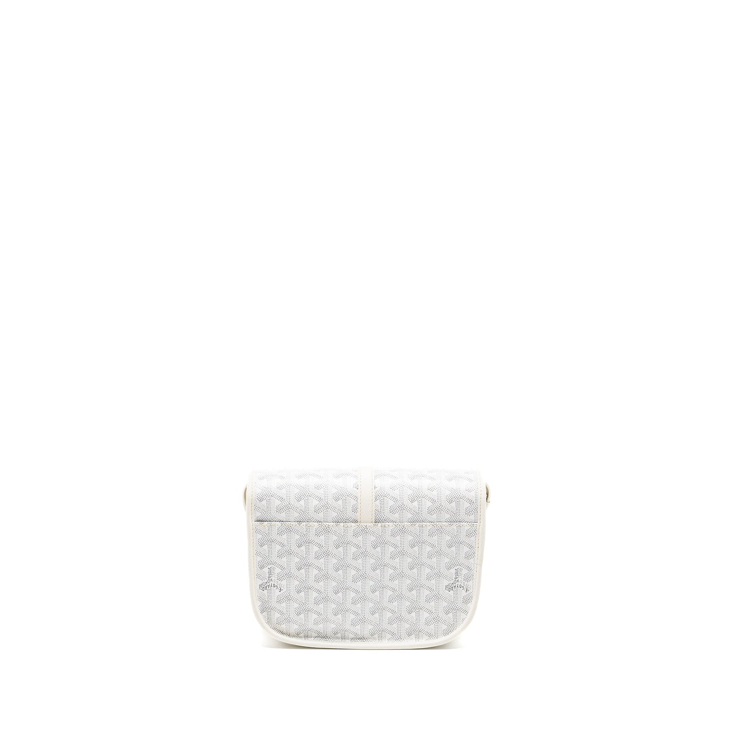 Goyard Belvedere pm messanger bag goyardline canvas white SHW