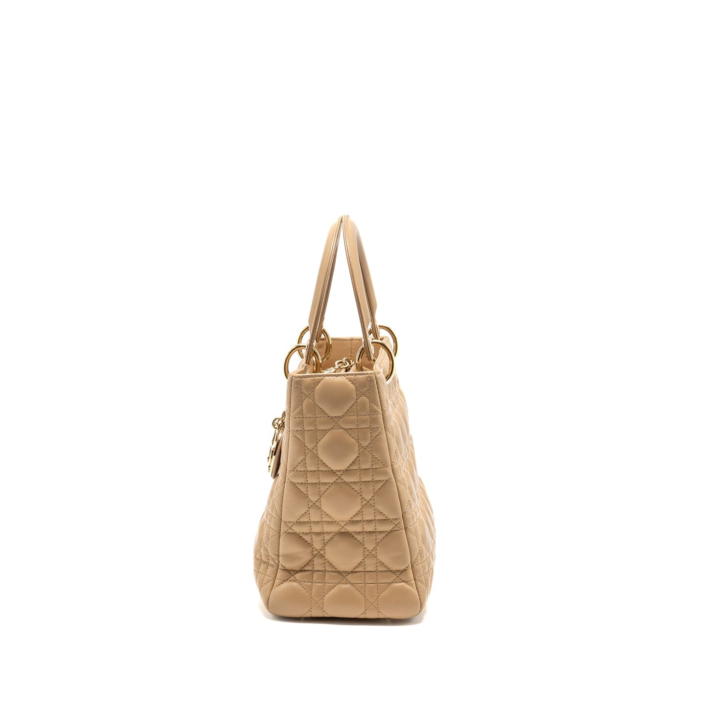 Dior Medium Lady dior lambskin beige LGHW