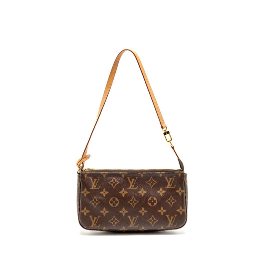 Louis Vuitton Pochette Accessories Monogram Canvas GHW
