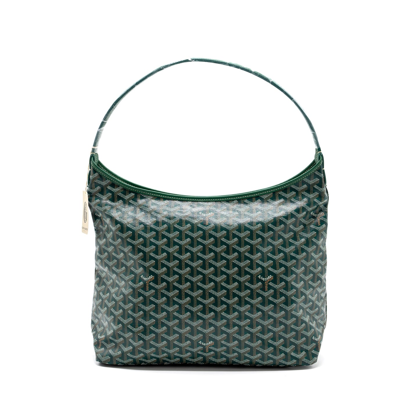 Goyard Boheme Hobo Bag Canvas/ Calfskin Green SHW