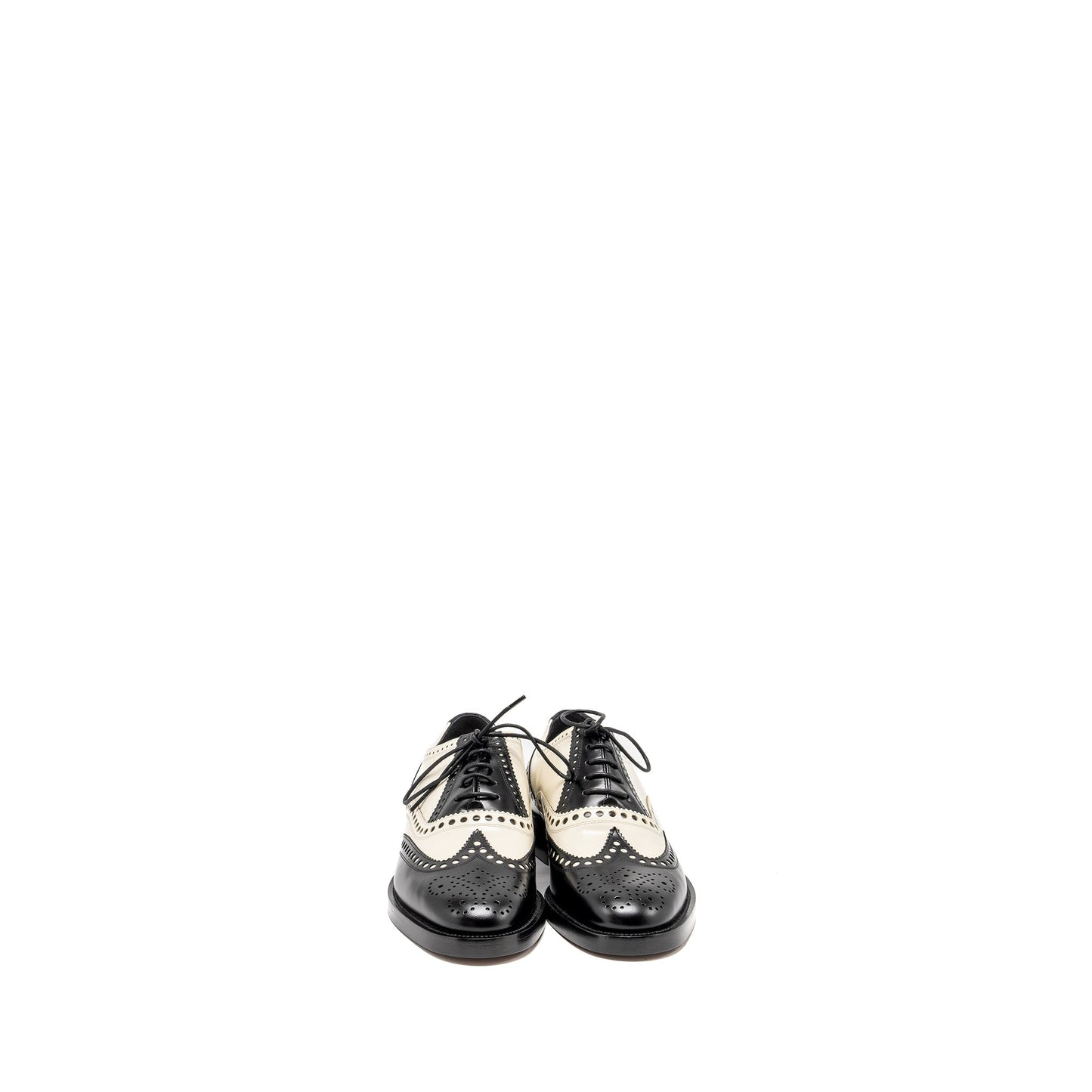 Luxury Dior Size 37 Oxfords Derby Shoe Black/ White