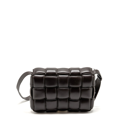 Bottega Veneta Padded Cassette Lambskin Brown GHW