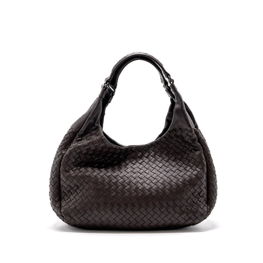 Bottege veneta hobo bag Nappa brown black hardware