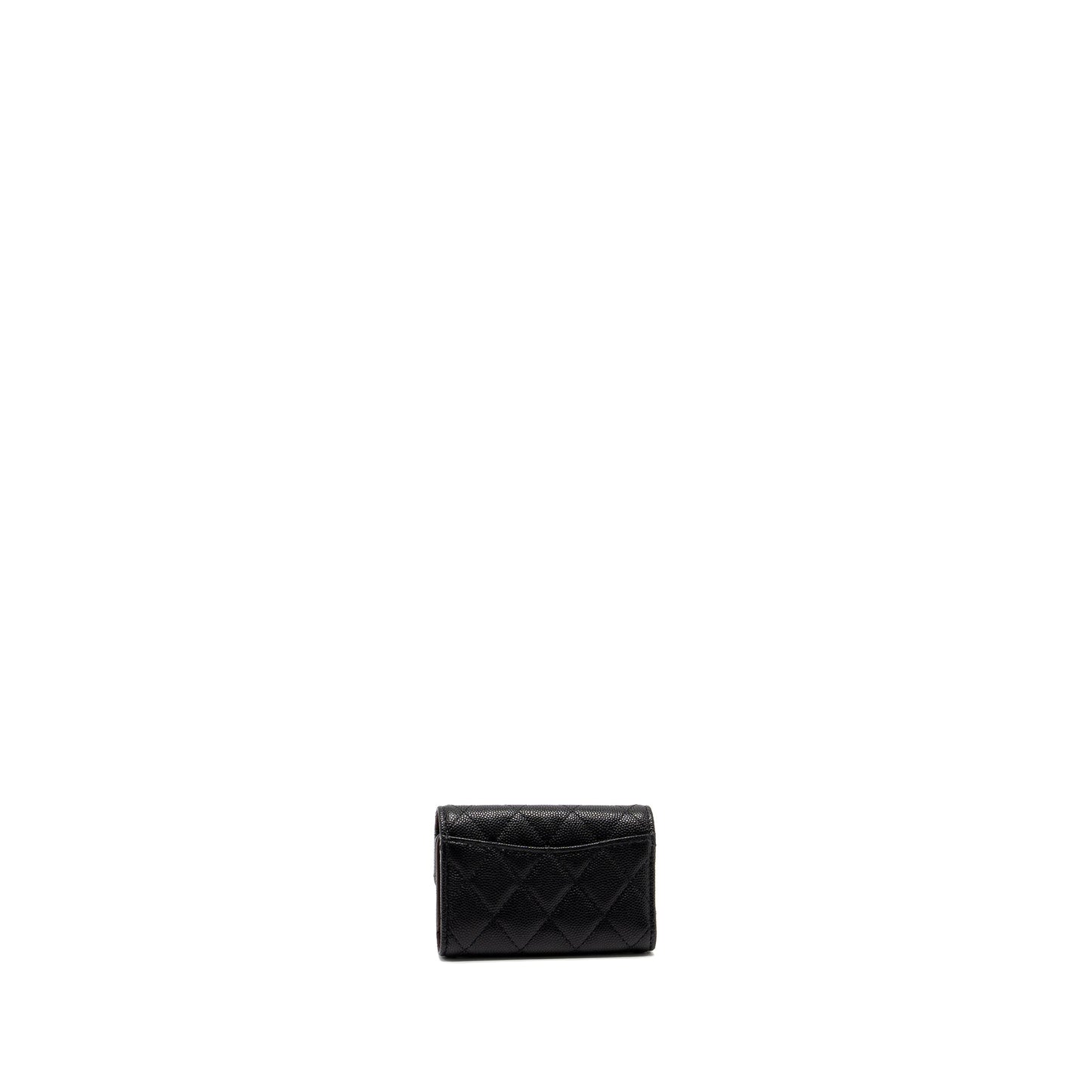 Chanel Classic Flap Key Holder Caviar Black LGHW
