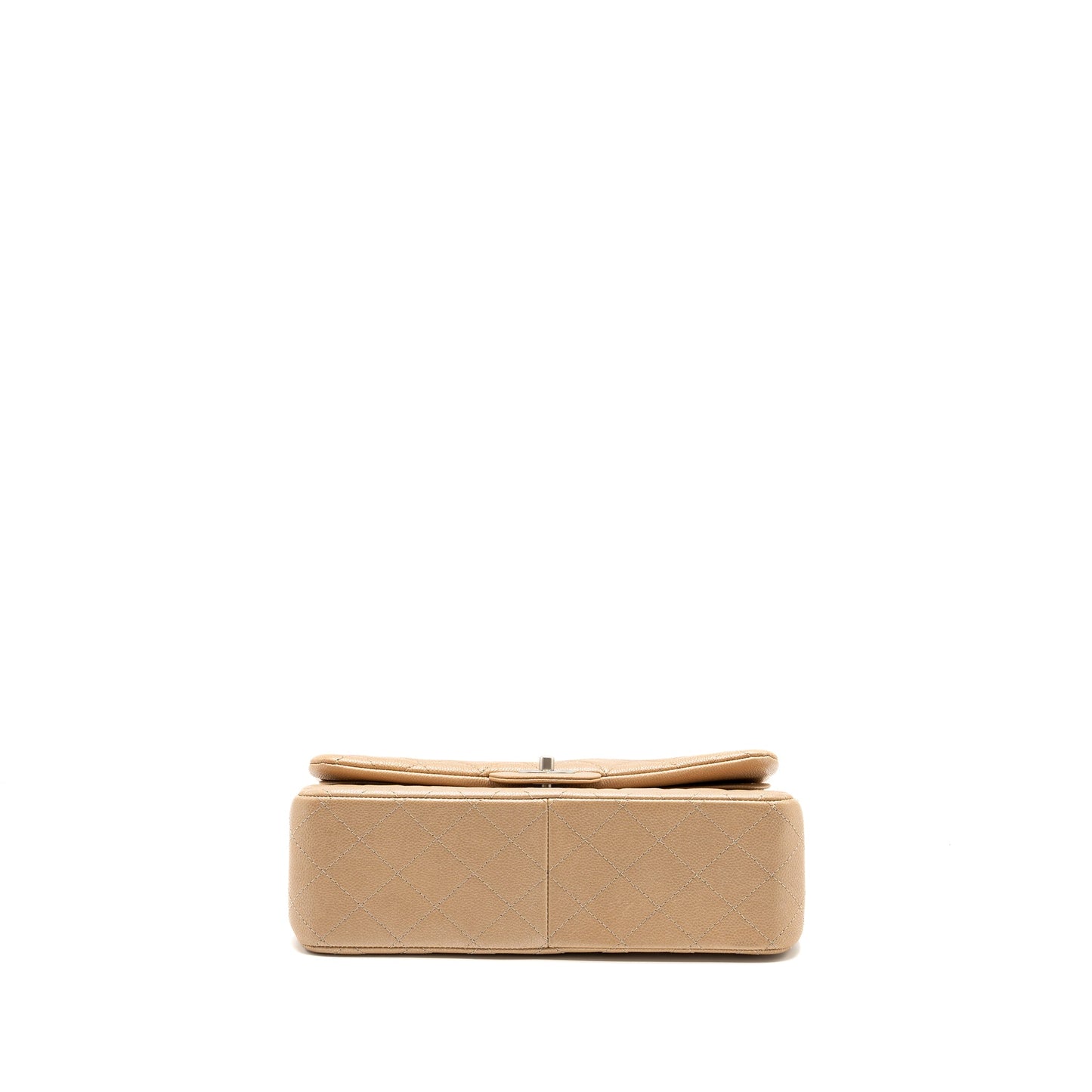 Chanel classic jumbo double flap bag caviar iridescent beige brushed SHW