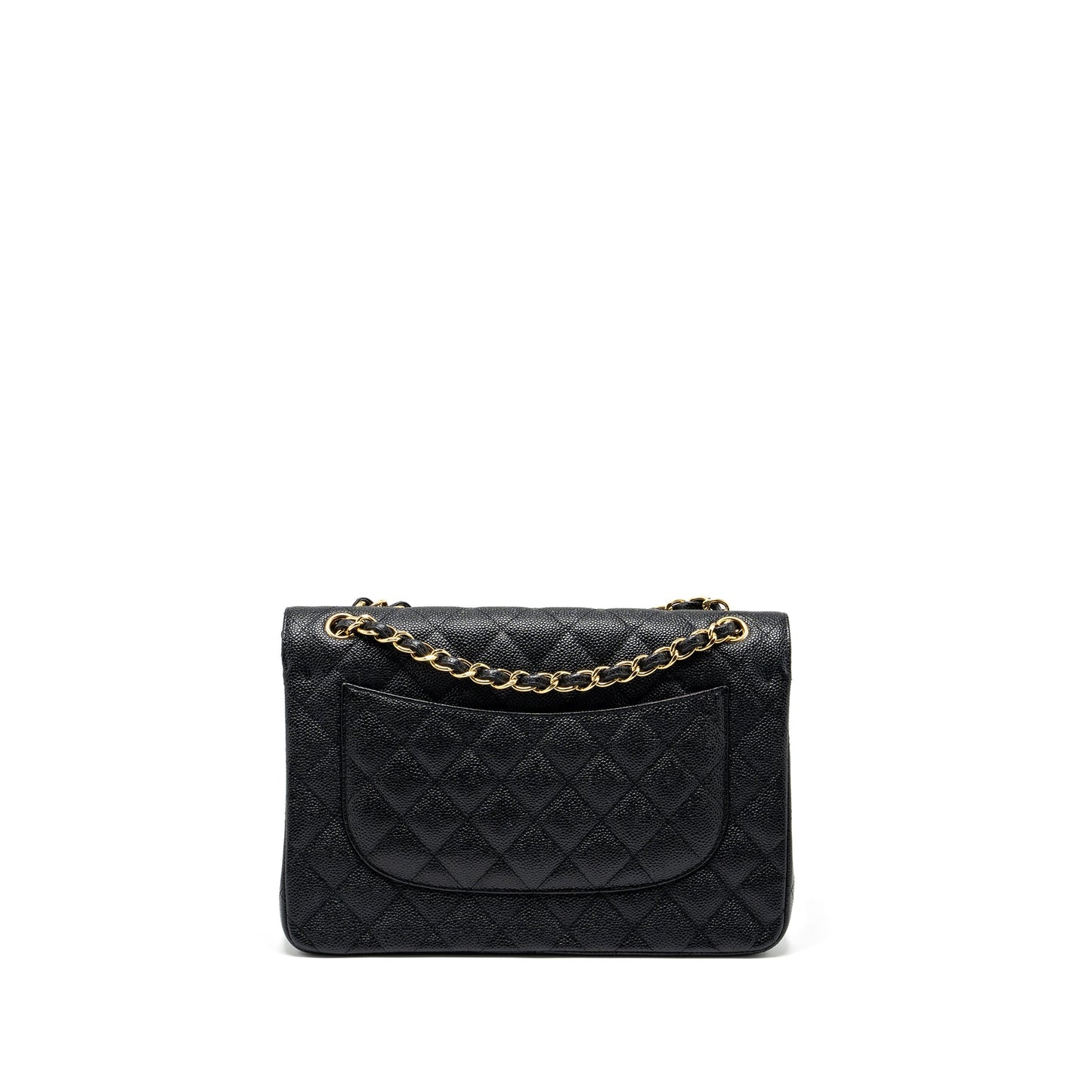 Chanel Classic jumbo double flap bag caviar black GHW