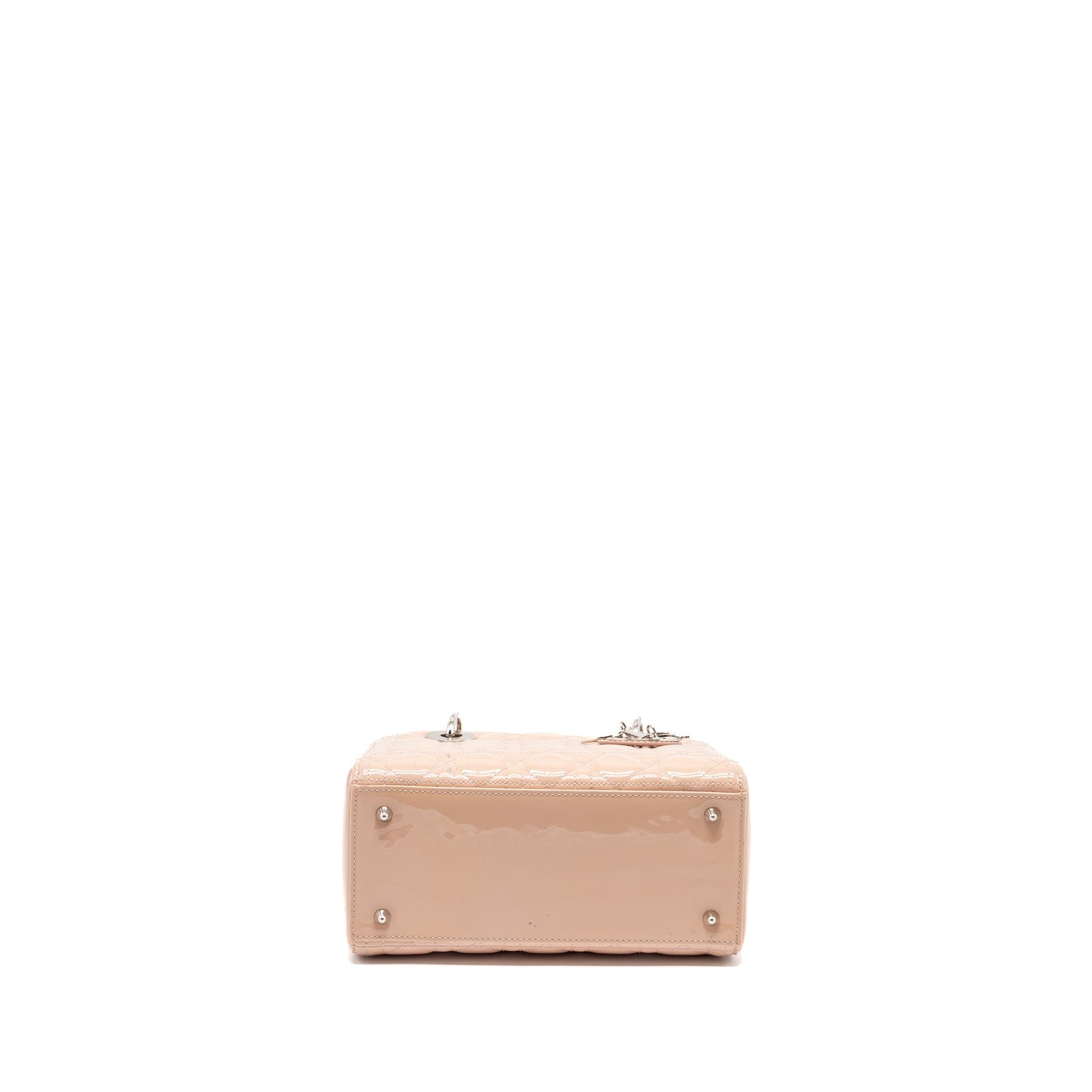 Dior Medium Lady Dior Patent Pink SHW