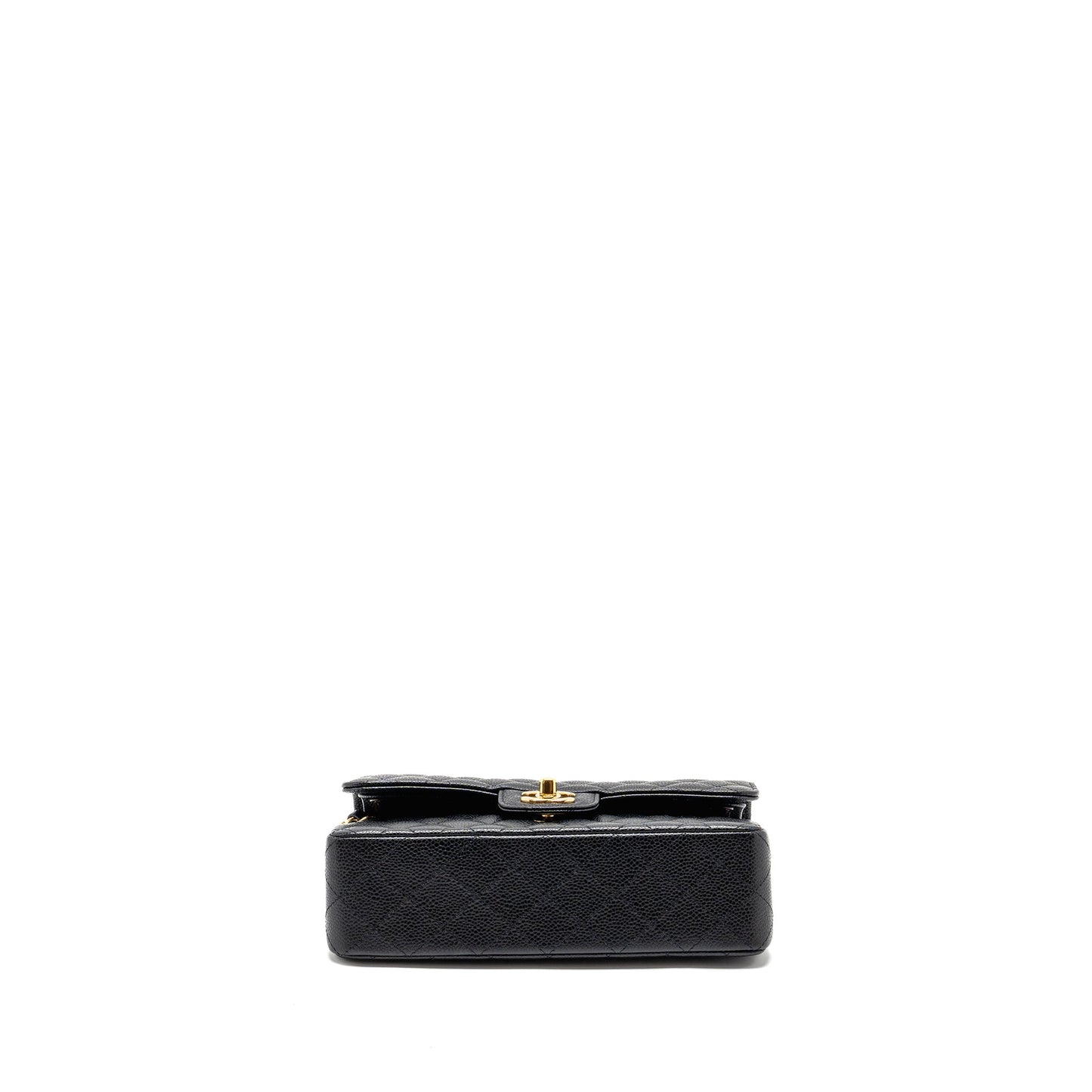 Chanel Small Classic Double Flap Bag Caviar Black GHW (Microchip)