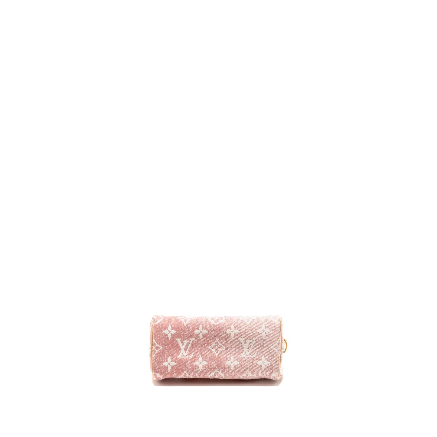 Louis Vuitton Nano Speedy Monogram Denim Pink GHW