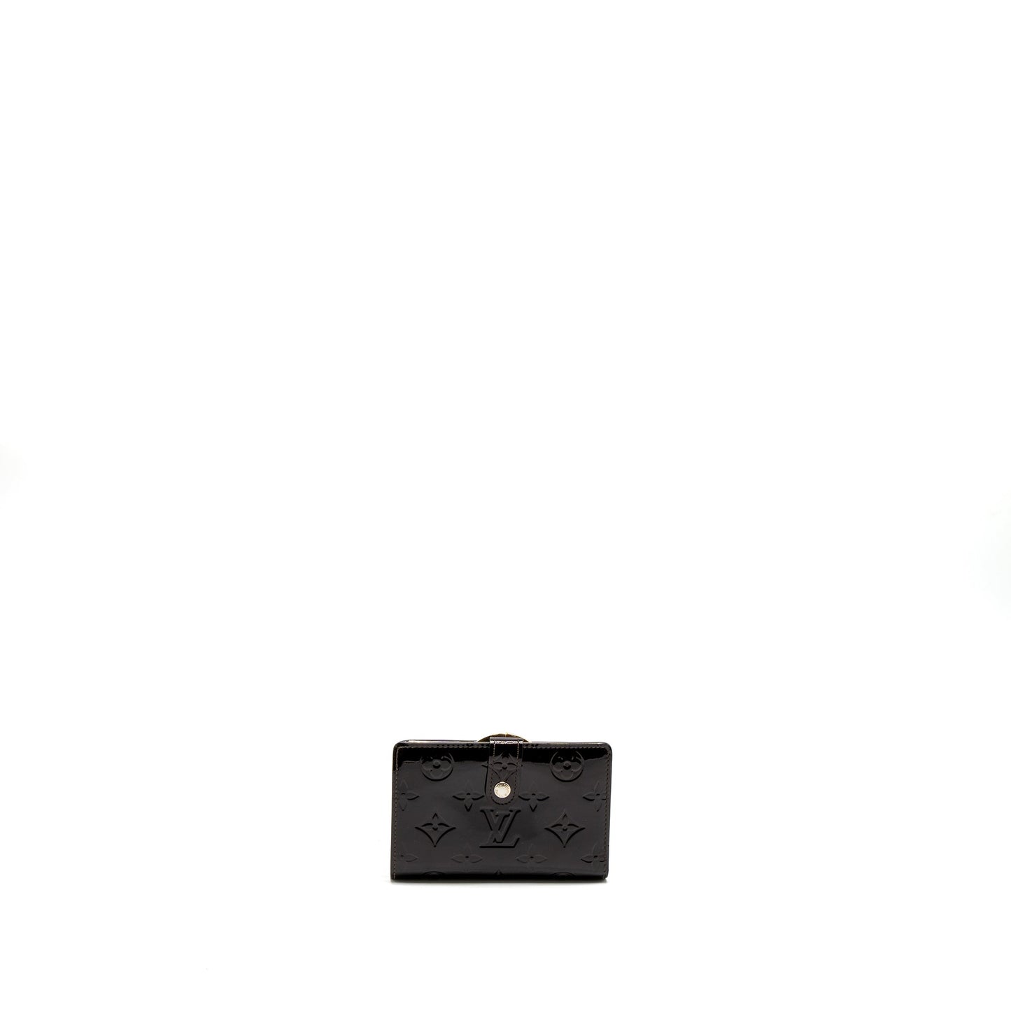 Louis Vuitton Portefeuille Viennois Purse Wallet Monogram Vernis Amarante GHW