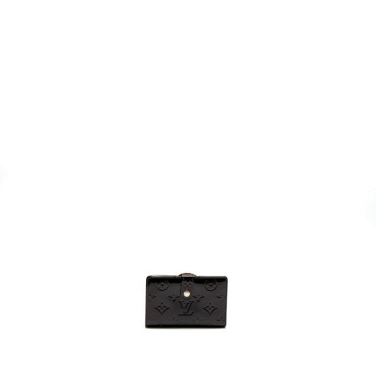 Louis Vuitton Portefeuille Viennois Purse Wallet Monogram Vernis Amarante GHW