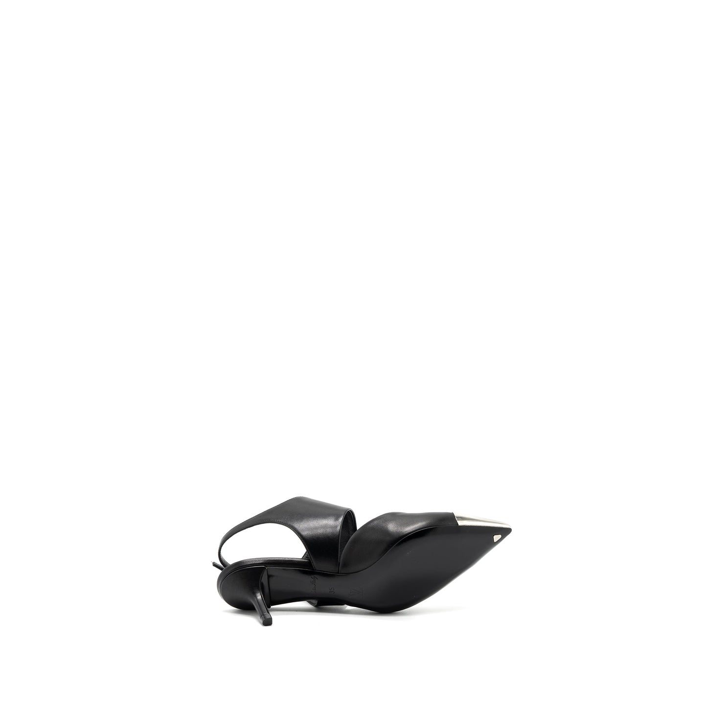 Louis Vuitton Size 35 Urban Twist Pump Leather Black SHW
