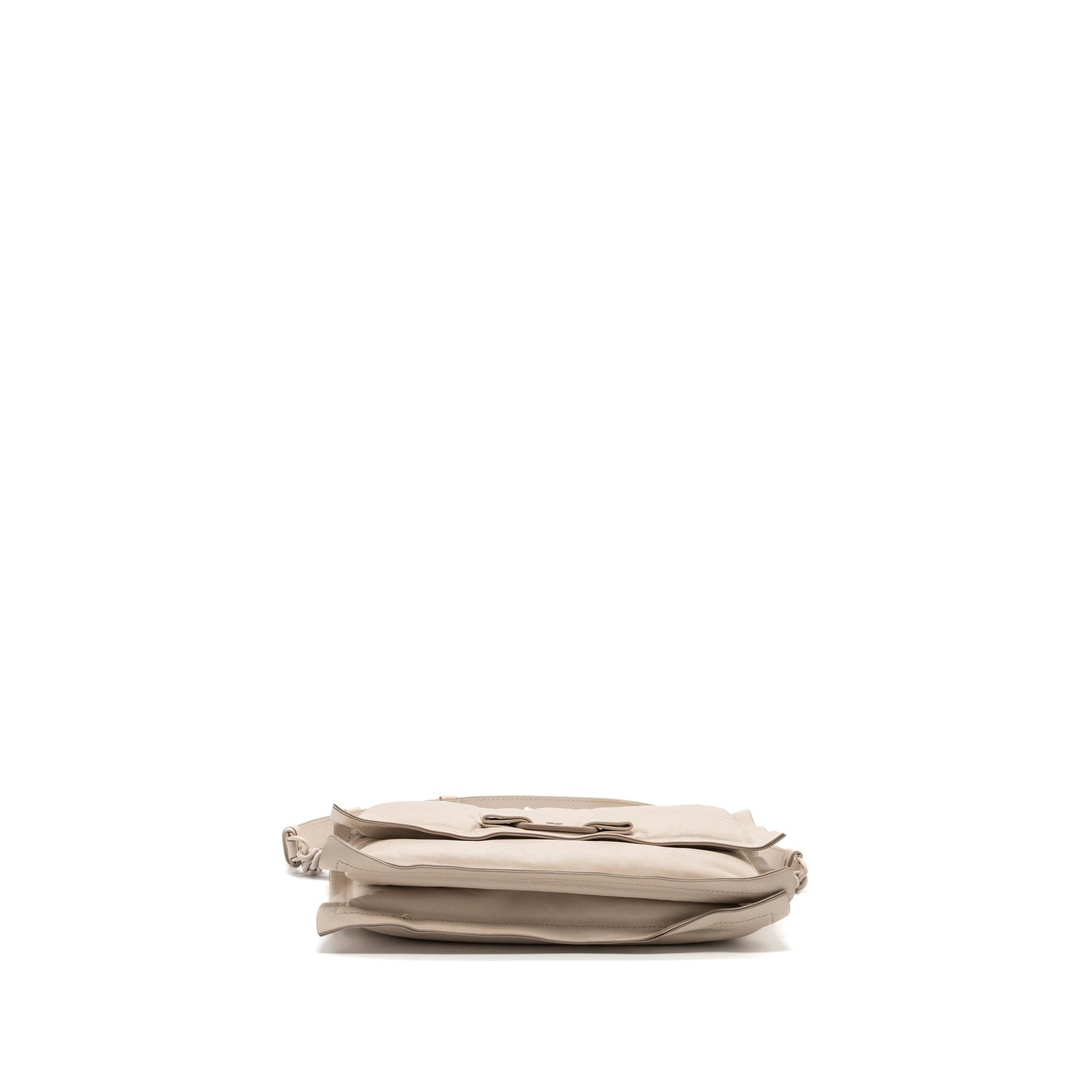 SALVATORE FERRAGAMO SMALL VIVA BOW SHOULDER BAG CREAM AND shw