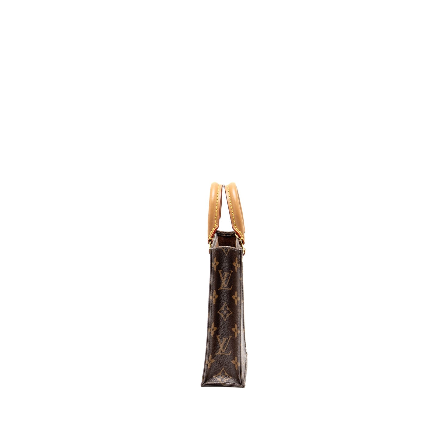 LOUIS VUITTON Petit Sac Plat Monogram Canvas GHW