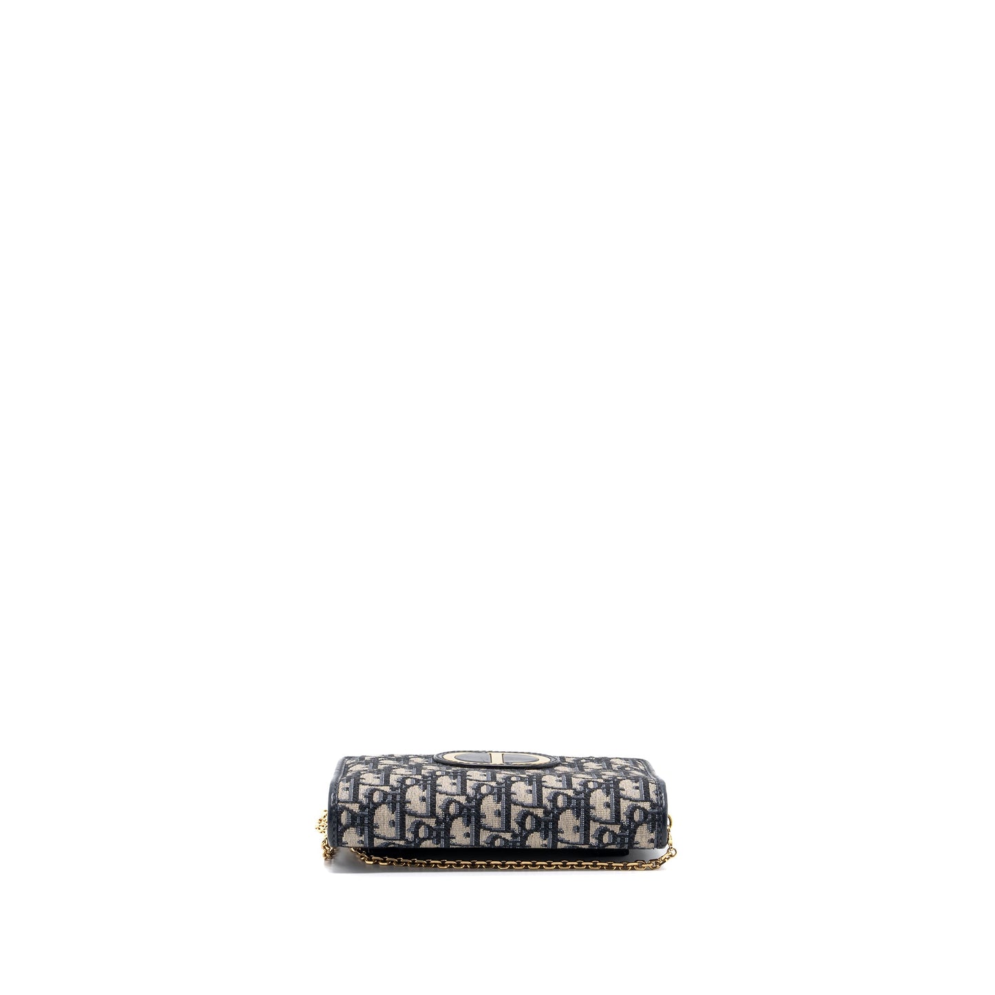 Dior 2-in-1 30 Montaigne pouch dior oblique jacquard blue GHW