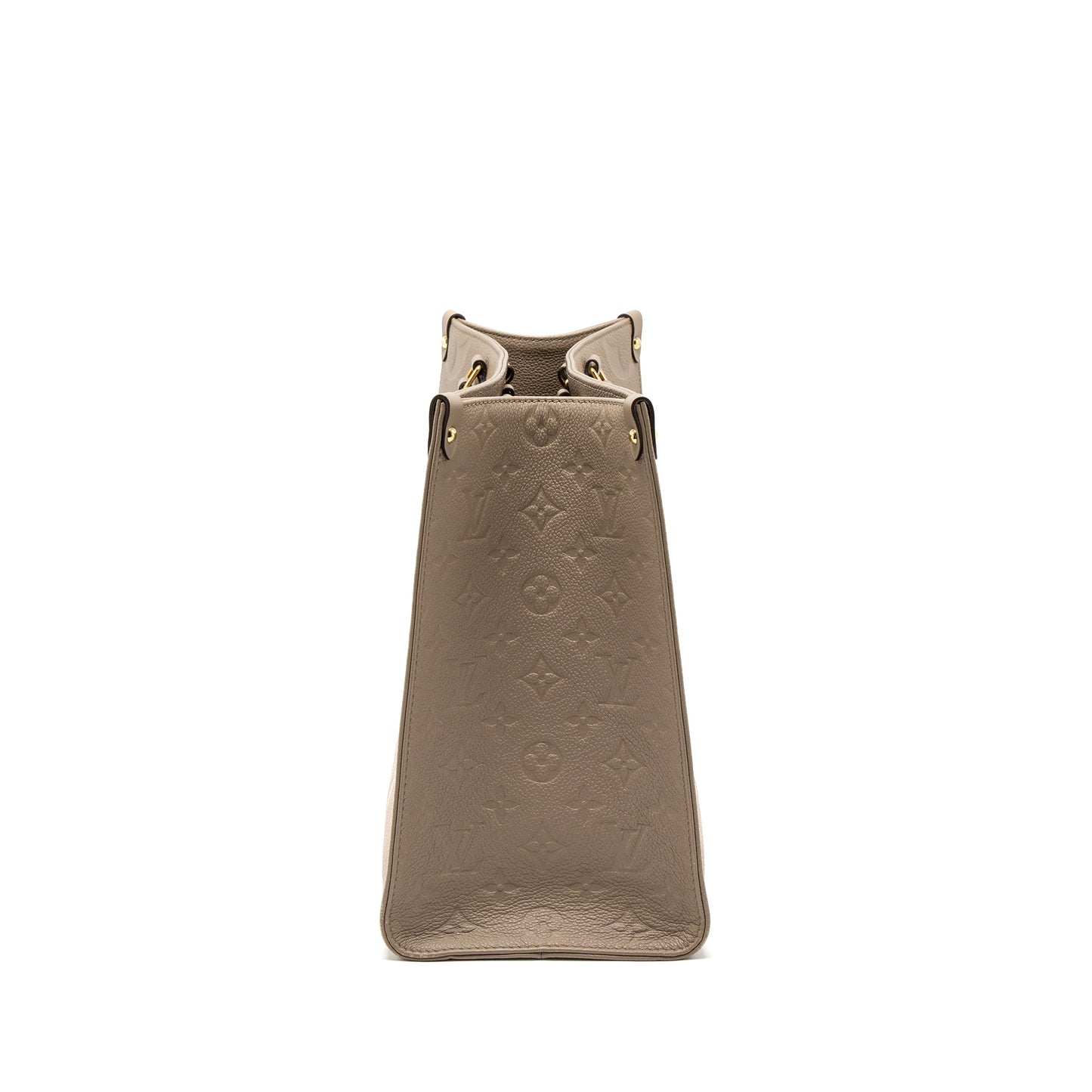 Louis Vuitton On The Go MM Monogram Empreinte Tourterelle GHW