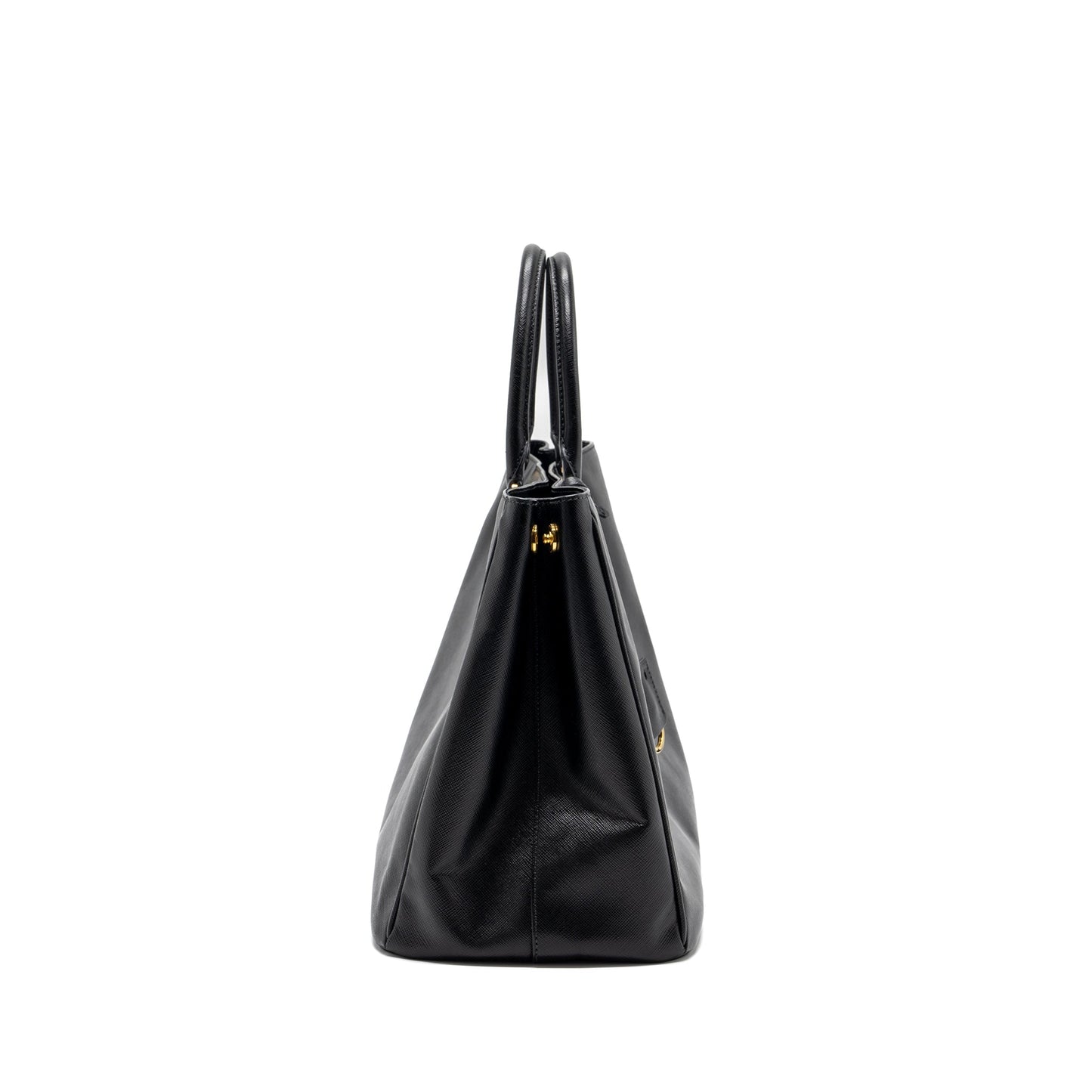 Prada Saffiano Tote Bag Calfskin Black GHW