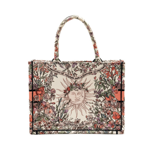 Luxury Dior Medium Book Tote Limited Edition Canvas Multicolour