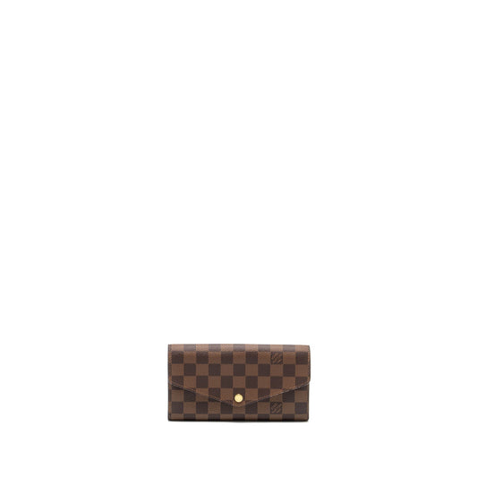 Louis Vuitton Sarah Wallet Damier Ebene / Rose Ballerine